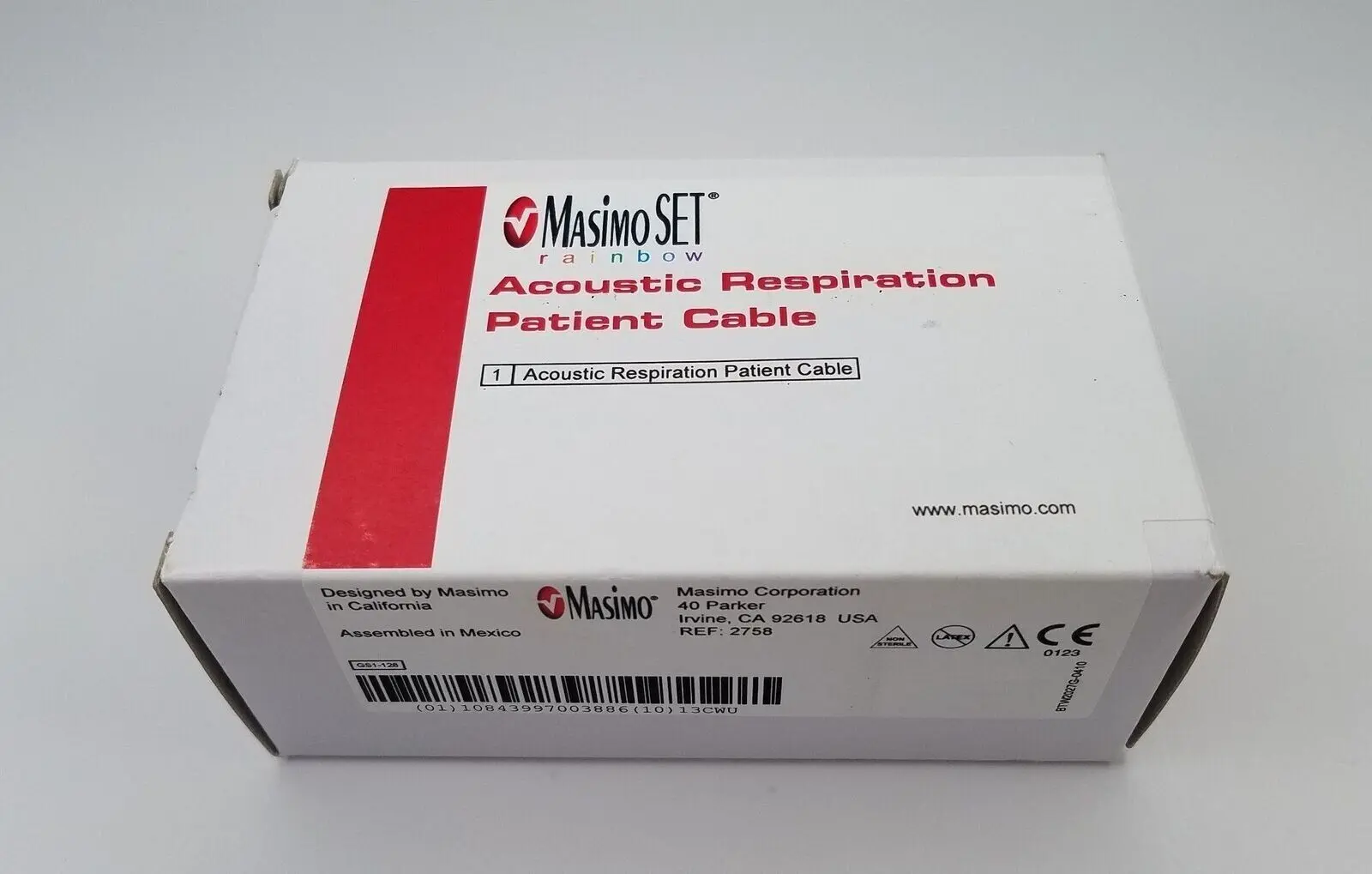 Masimo 2758 Rainbow Acoustic Respiration Patient Cable - Image 2