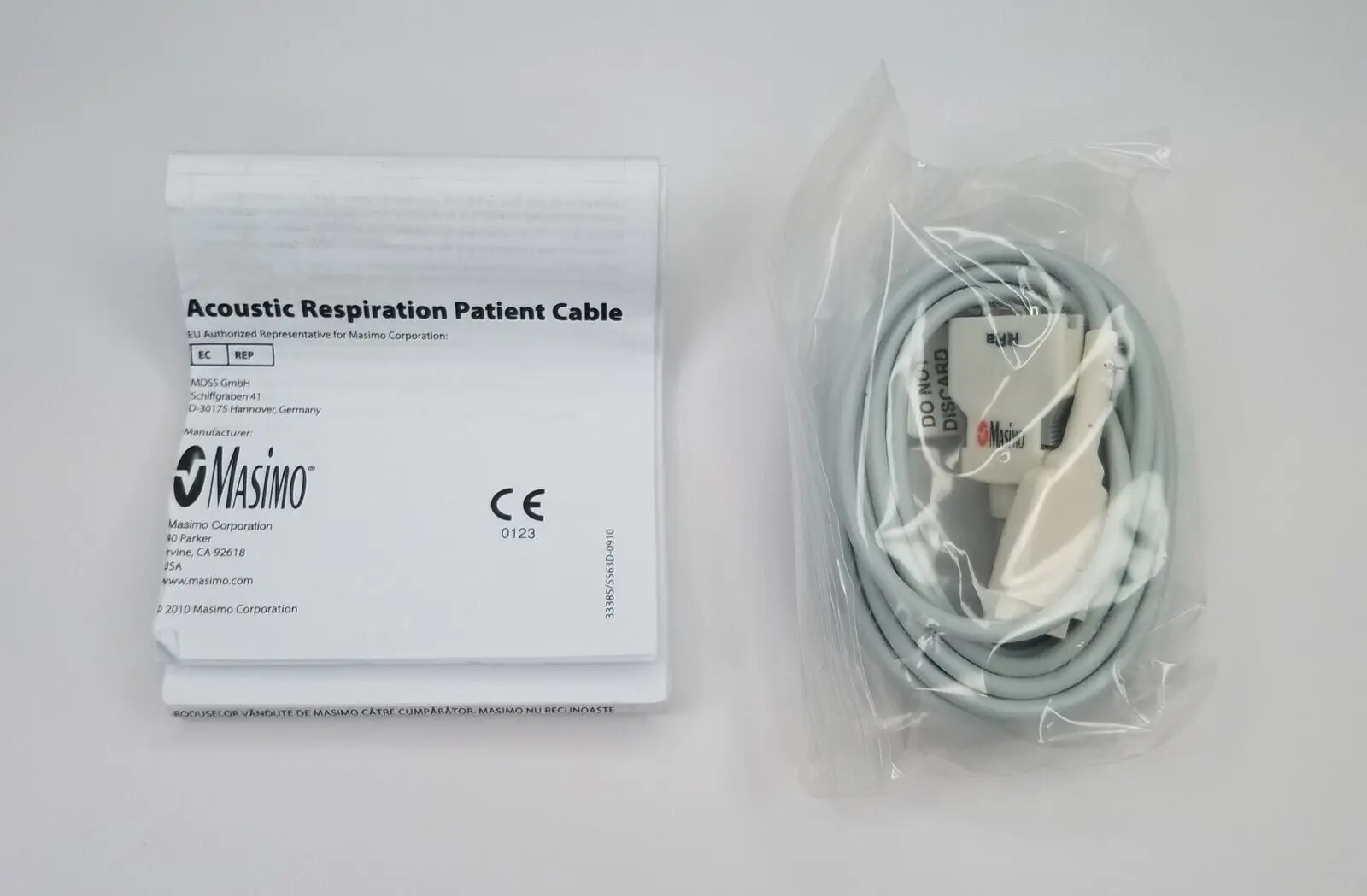 Masimo 2758 Rainbow Acoustic Respiration Patient Cable - Image 3