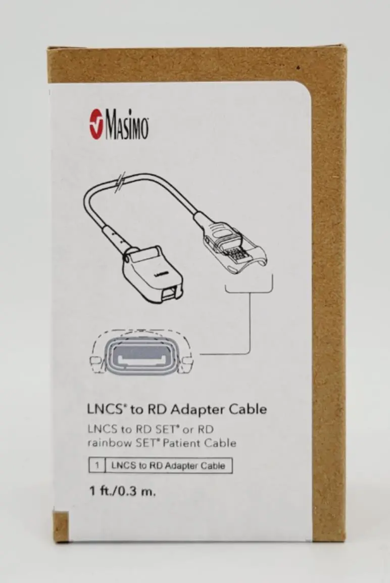 Masimo 4092 LNCS to RD Adapter Cable 1ft New - Image 3