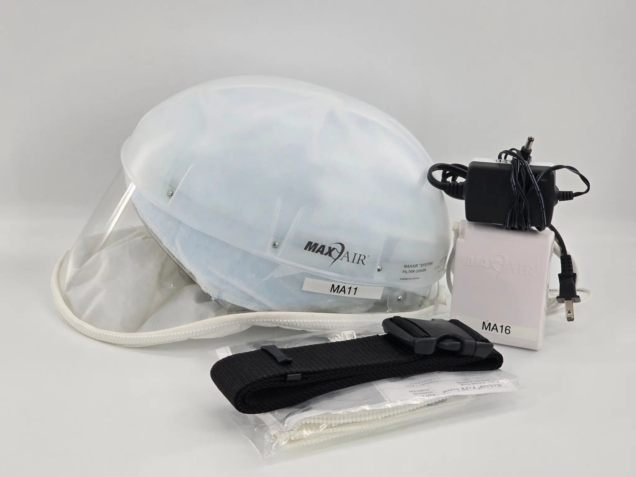 MaxAir Systems PAPR Helmet Kit with Battery Charger Belt and Battery - Image 3