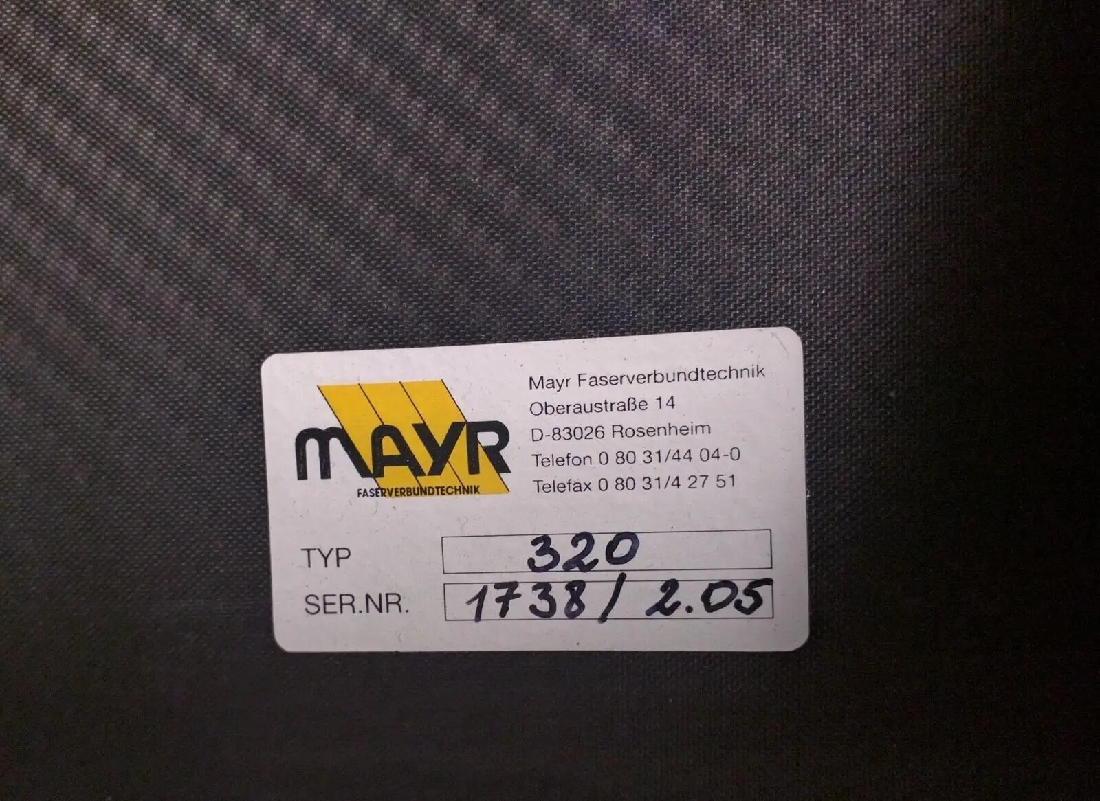 Mayr 320 Carbon Fiber Tabletop For GE Uroview 2800 - Image 2