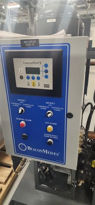 Atlas Copco ZT 37-MED Medical Air Compressor 2 Compressors, Dryer and Tank - Image 13