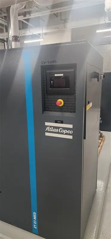 Atlas Copco ZT 37-MED Medical Air Compressor 2 Compressors, Dryer and Tank - Image 6