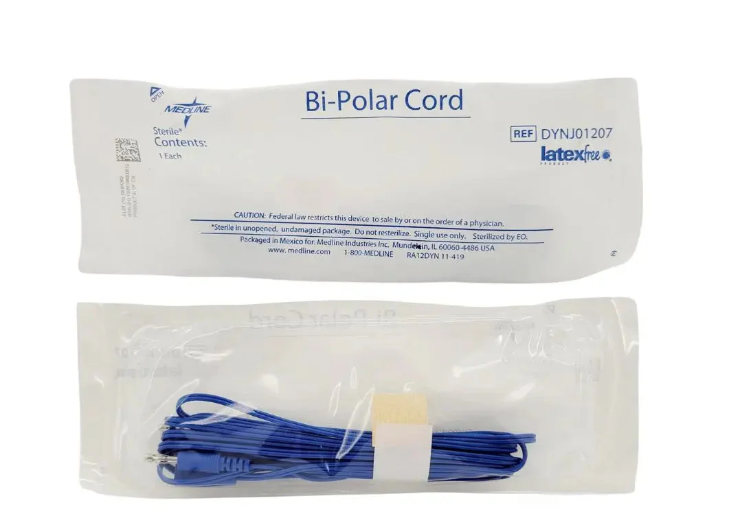 Medline Bipolar Cautery  DYNJ01207 Cord 12' Case of 50