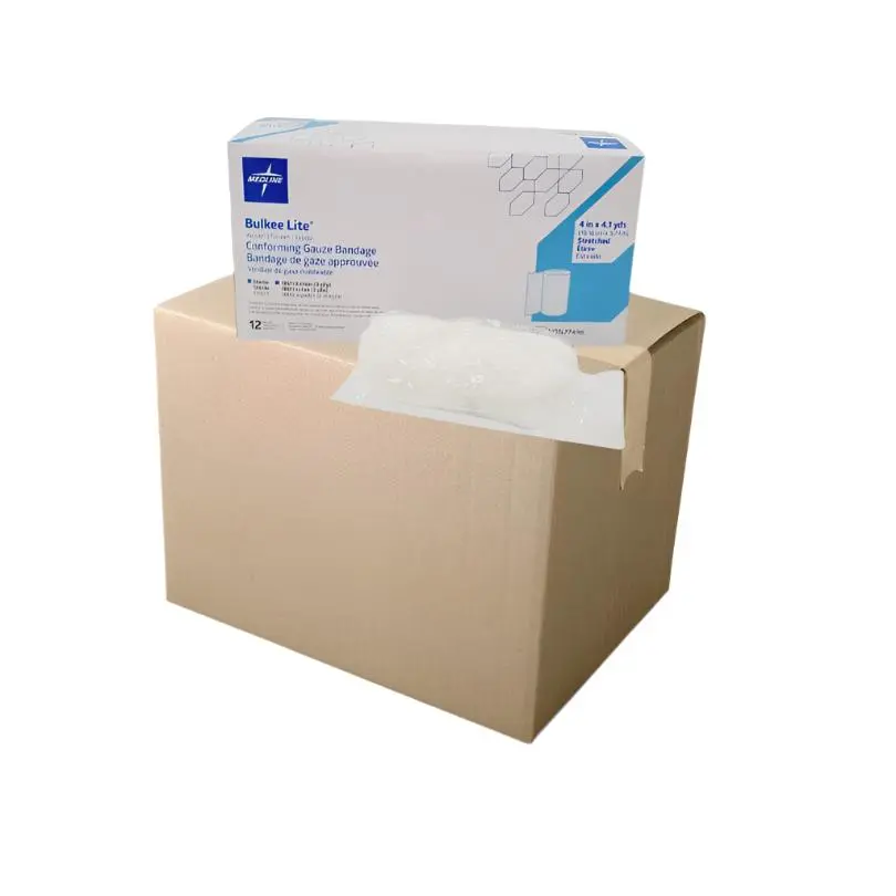 Medline Bulkee Lite NON27498 Conforming Gauze Bandage 4" x 4.1 yds Case of 96