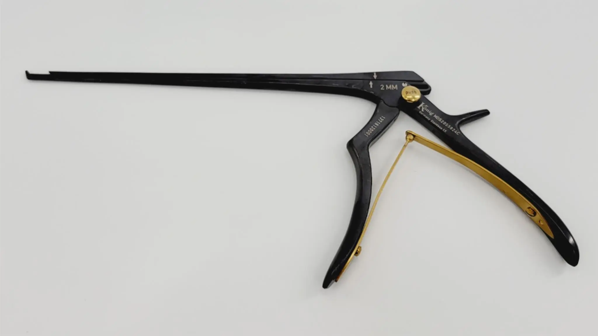 Medline MDS2055824C Konig EZ Clean 2mm Detachable Kerrison 40° Up Thin Footplate 10-1/2" - Image 4