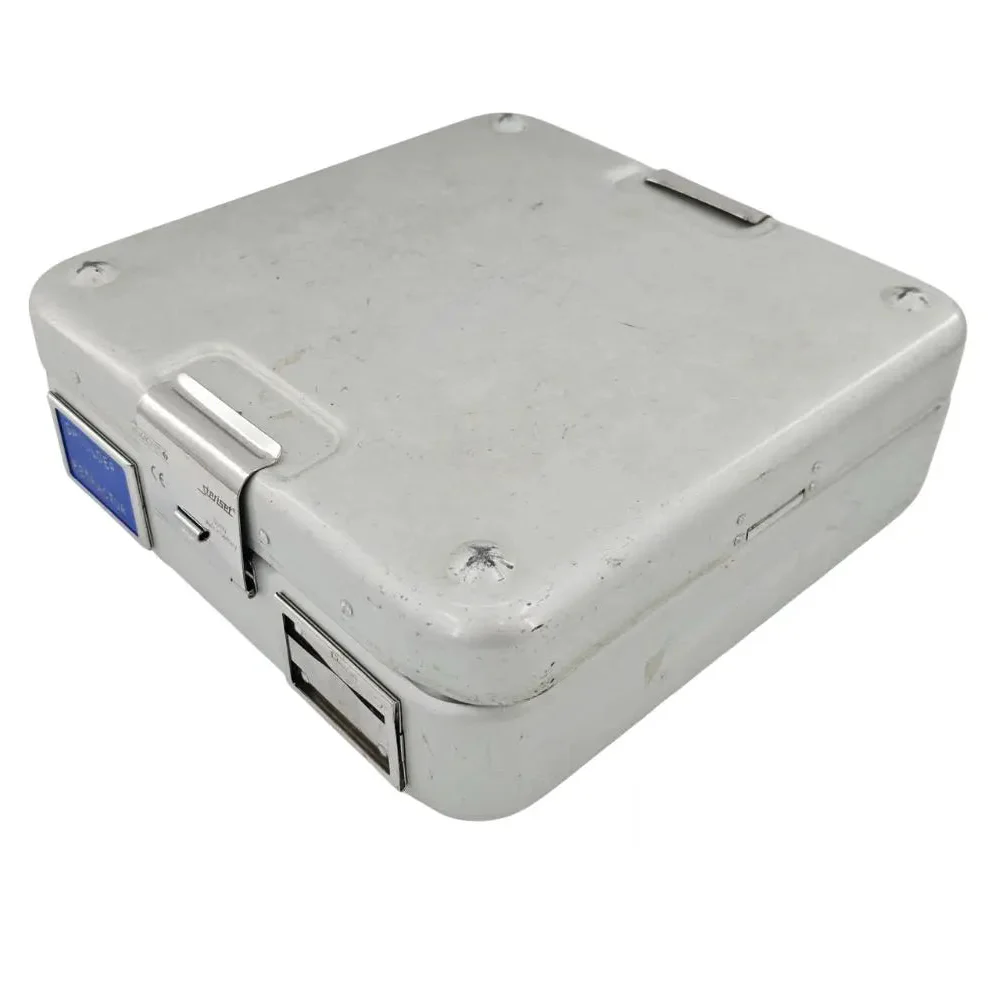 Medline Wagner Steriset Half-Size Instrument Sterilization Container w/ Basket