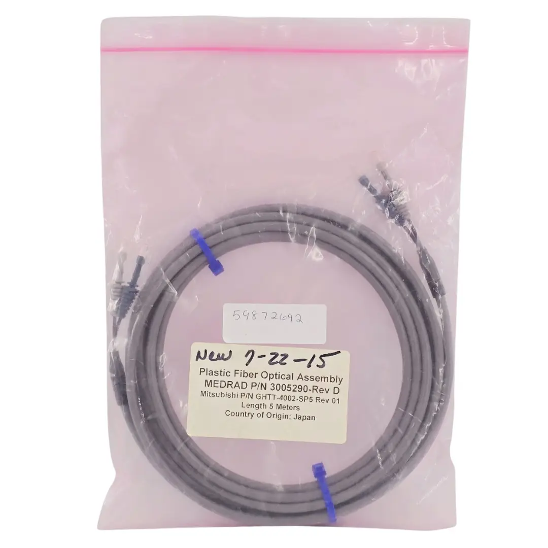 Medrad 3005290-Rev D Plastic Fiber Optical Assembly Cable 5 Meters - Image 2