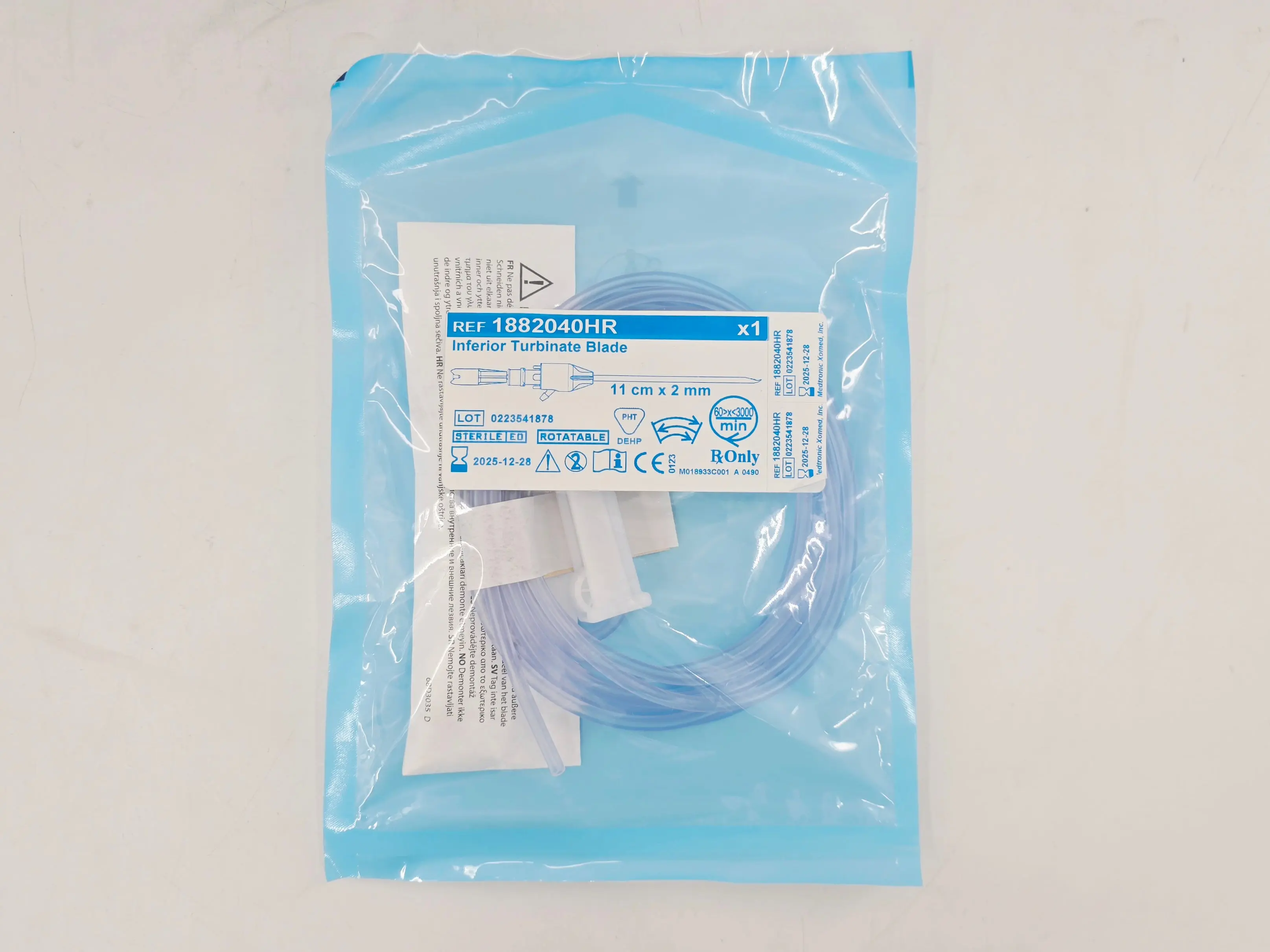 Medtronic 1882040HR Inferior Turbinate Blade 11cm x 2mm 1/EA - Image 2