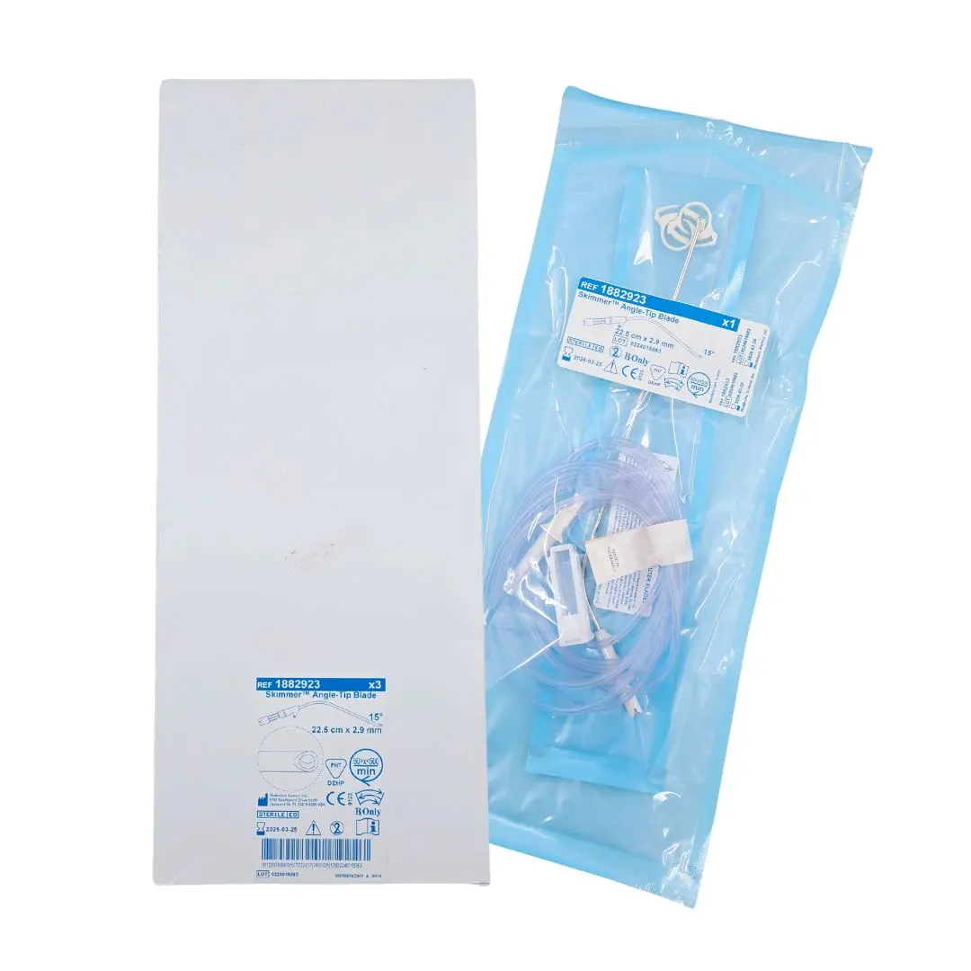 Medtronic 1882923 Skimmer Angle-Tip Blade 15 Deg. 22.5cm x 2.9mm Box of 3