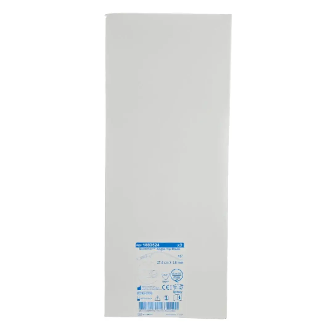 Medtronic 1883524 Skimmer Angle-Tip Blade 27.5cm x 3.5mm 15° BX/3
