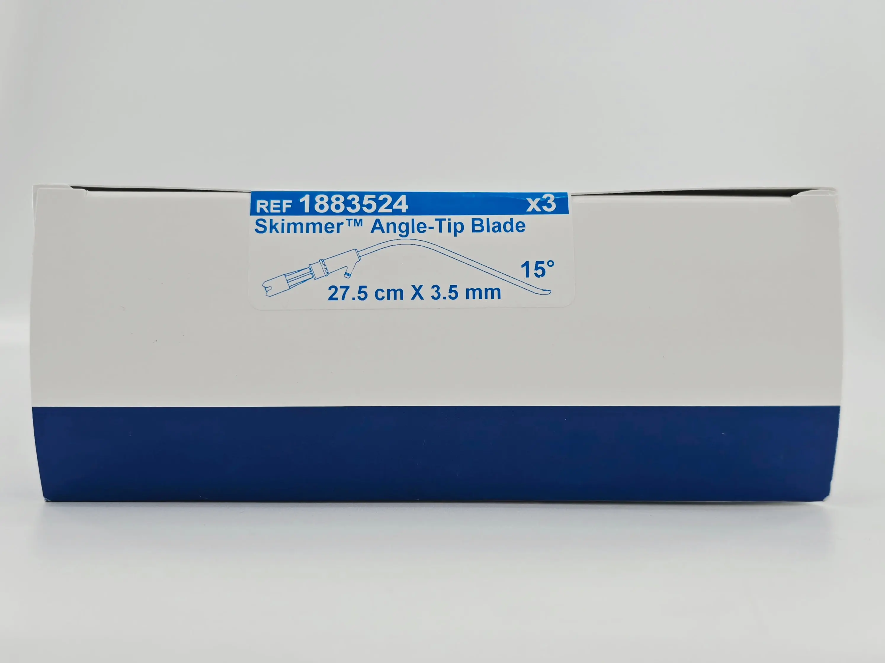 Medtronic 1883524 Skimmer Angle-Tip Blade 27.5cm x 3.5mm 15° BX/3 - Image 3