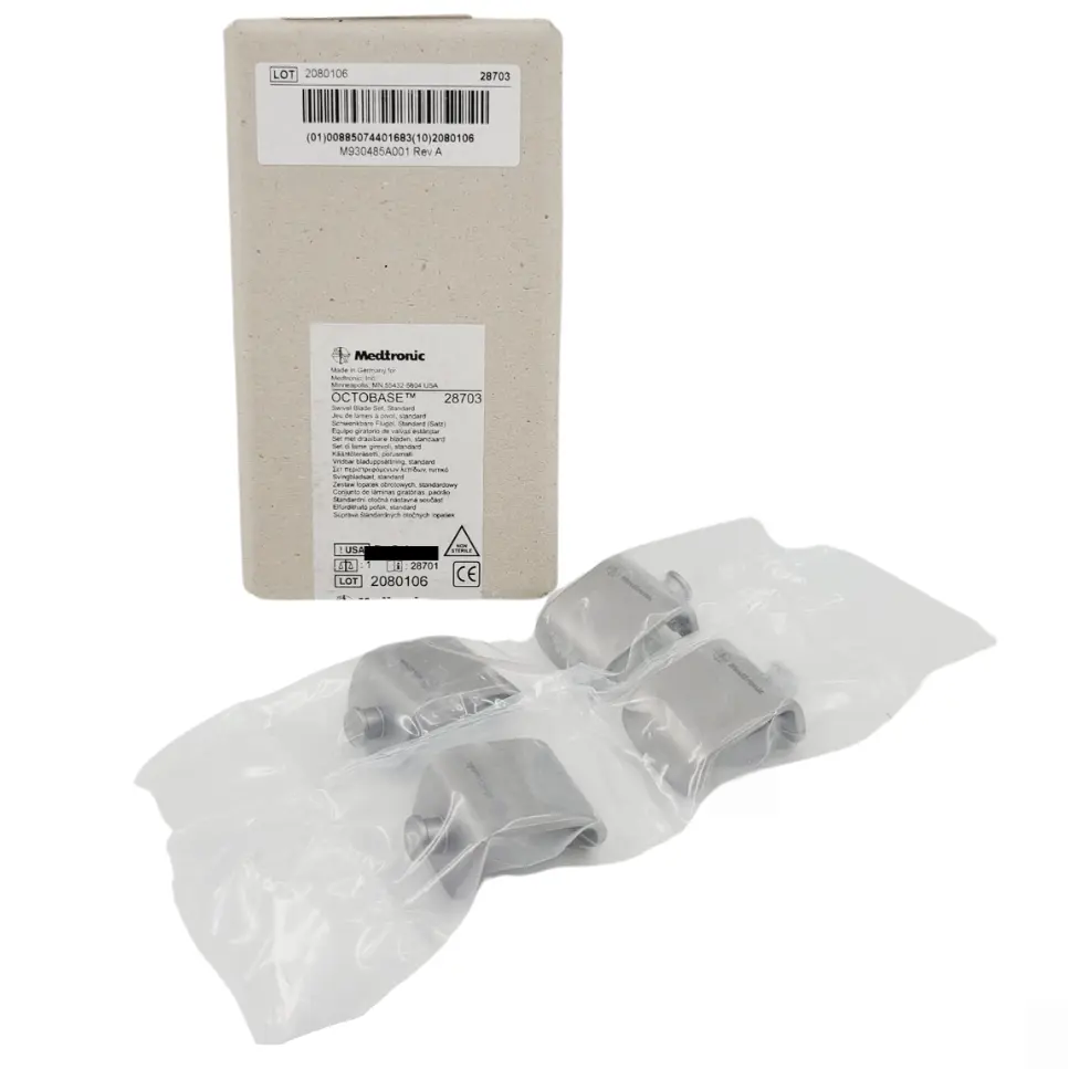 Medtronic 28703 Octobase Swivel Retractor Blade Set Standard