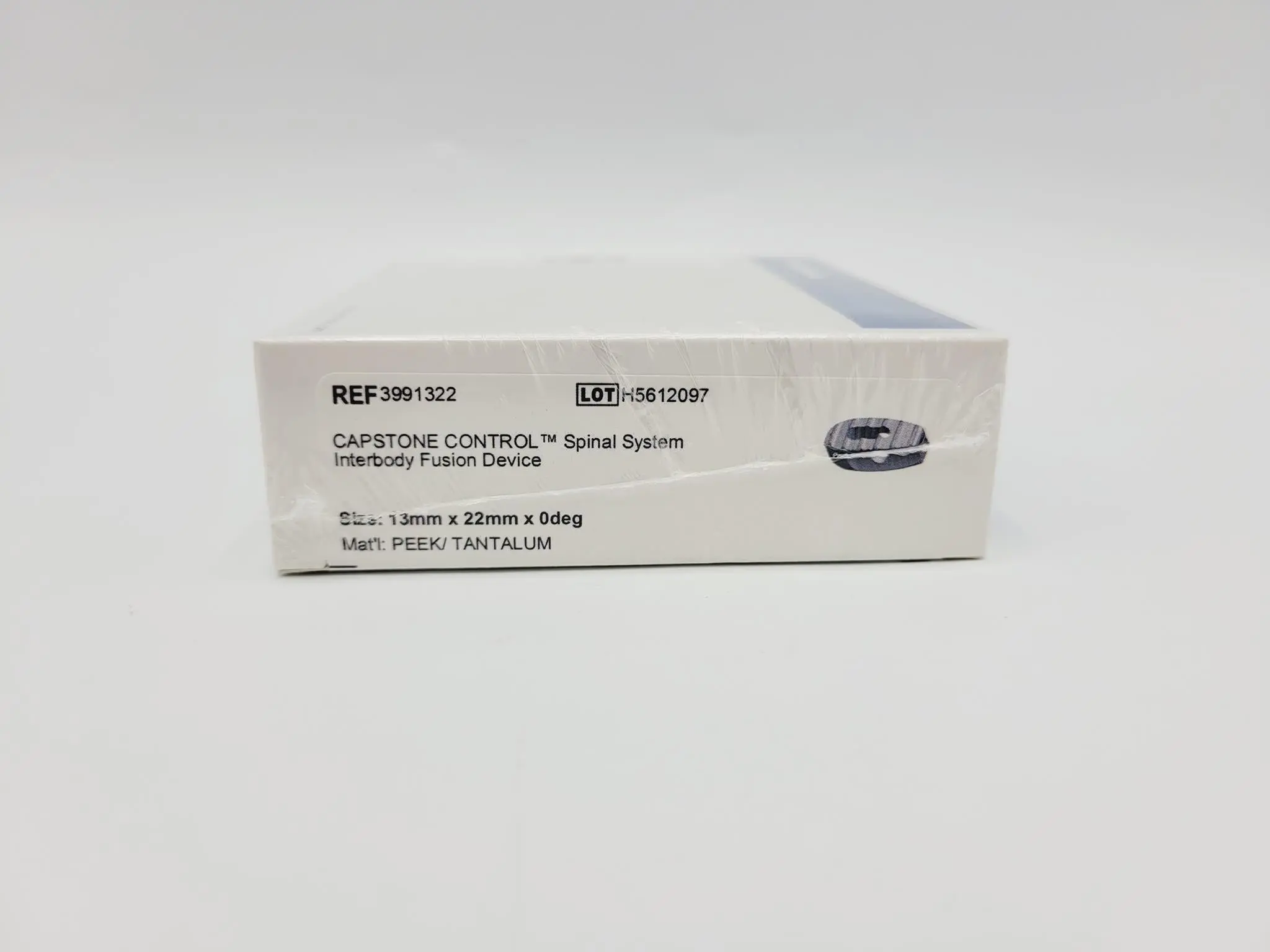 Medtronic 3991322 0 Deg 13mm x 22mm Capstone Control Interbody Fusion Device - Image 3