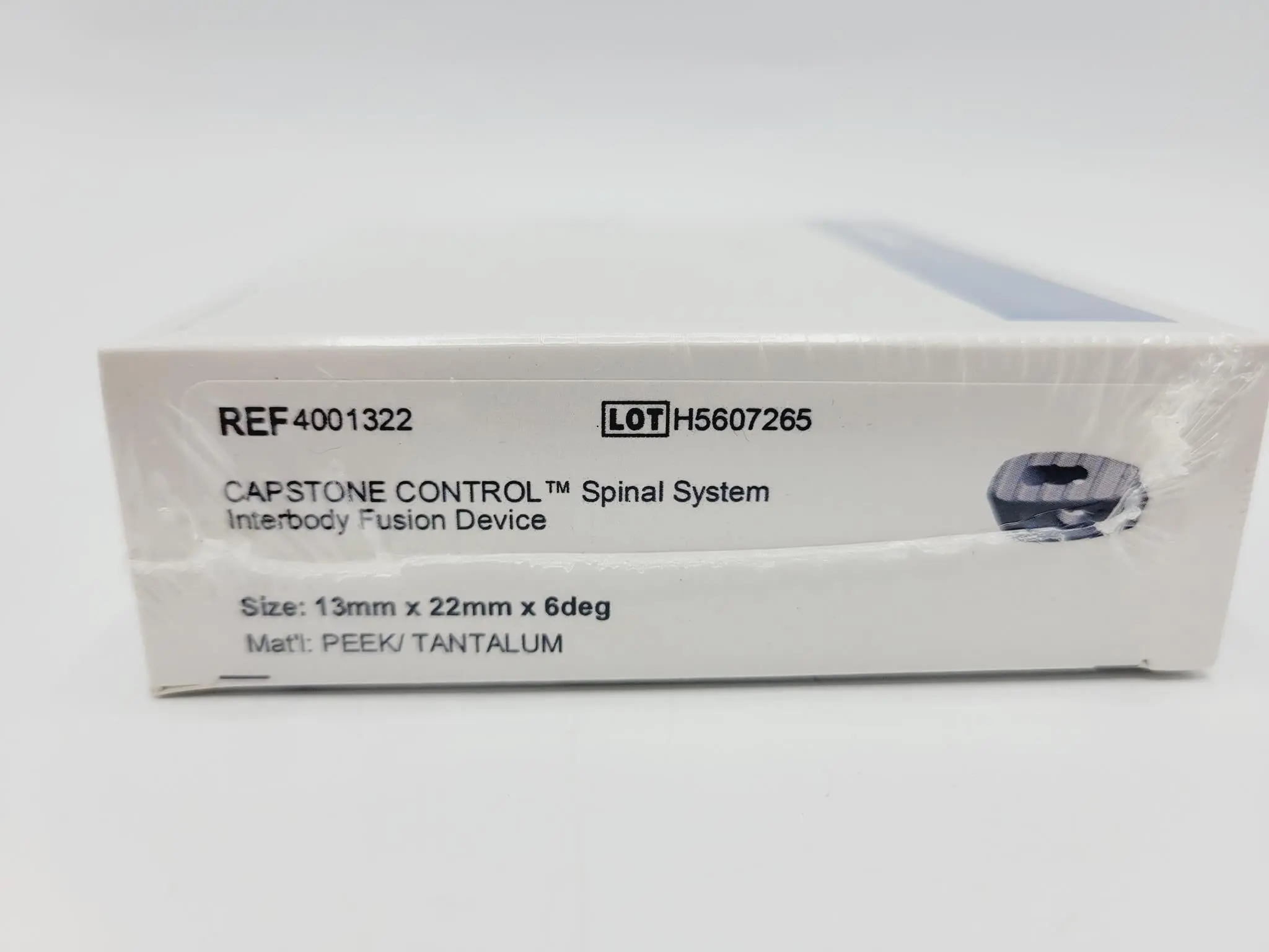 Medtronic 4001322 6 Deg 13mm x 22mm Capstone Control Interbody Fusion Device - Image 3