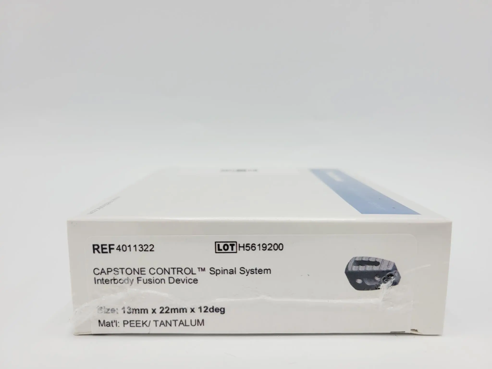 Medtronic 4011322 12 Deg 13mm x 22mm Capstone Control Interbody Fusion Device - Image 2
