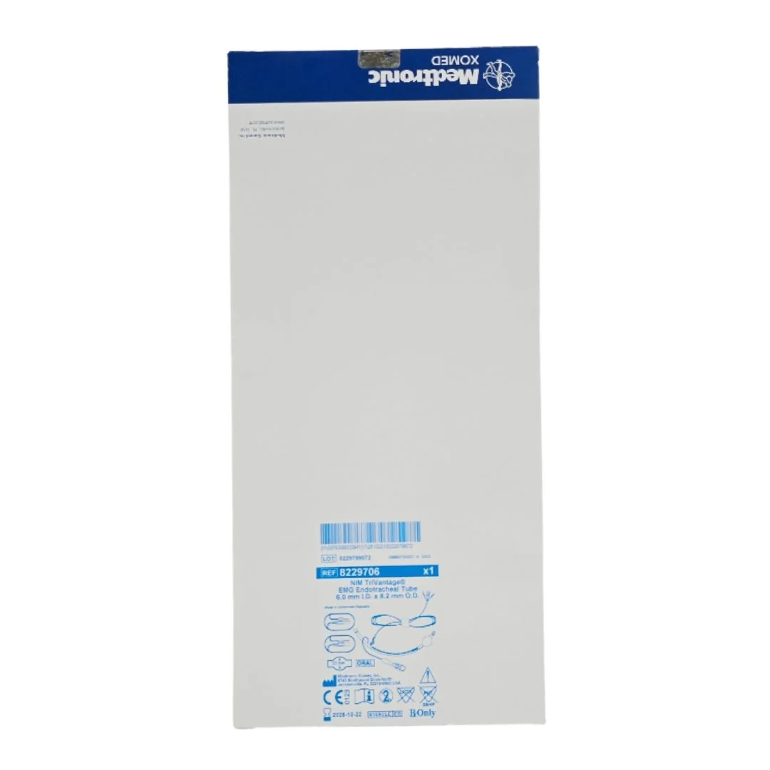 Medtronic 8229706 NIM TriVantage EMG Endotracheal Tube 6.0mm I.D. x 8.2mm O.D. 1/EA