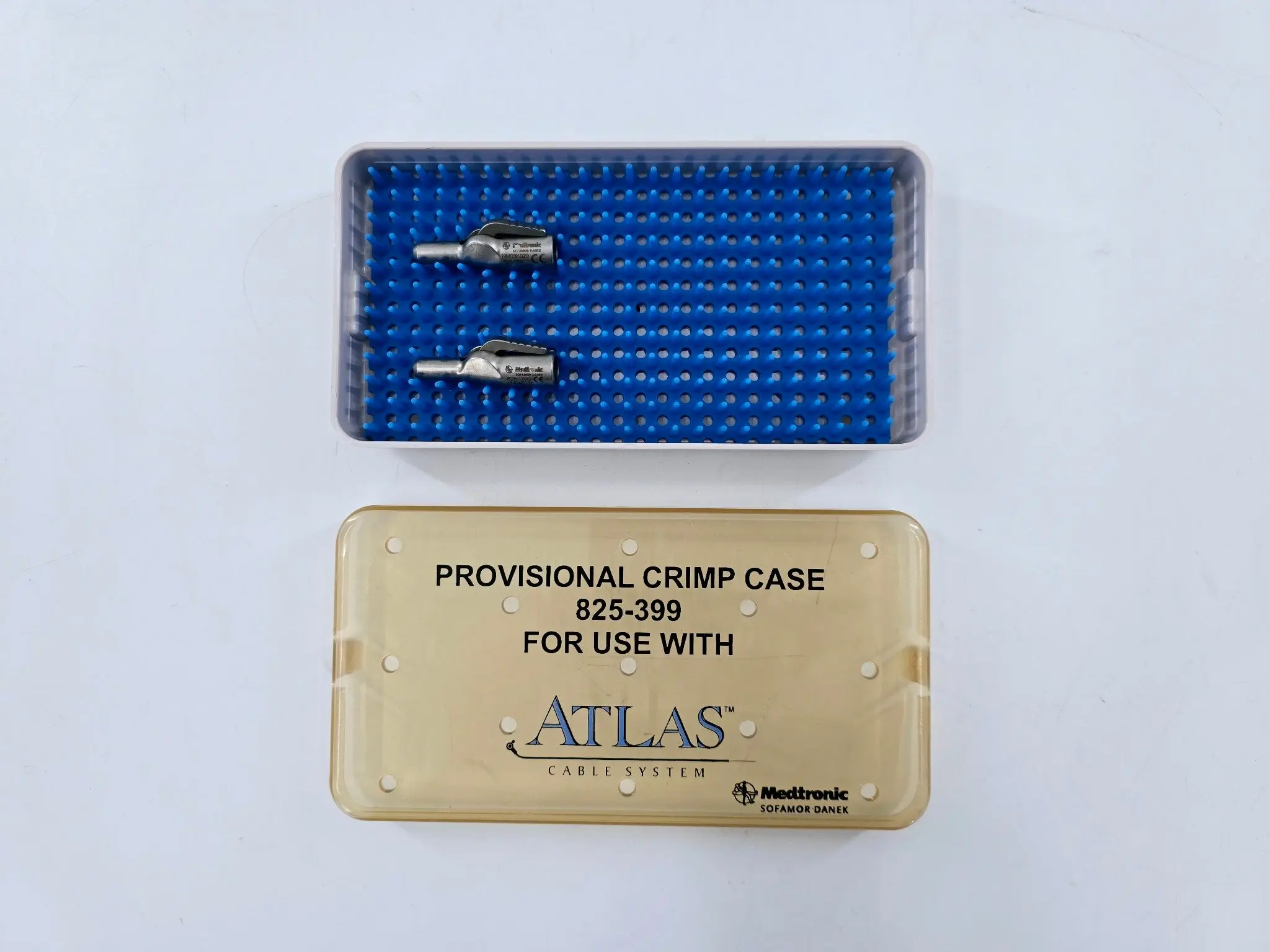 Medtronic 825-399 Provisional Crimp Case w/ 825-200 Crimps Orthopedic Set - Image 2