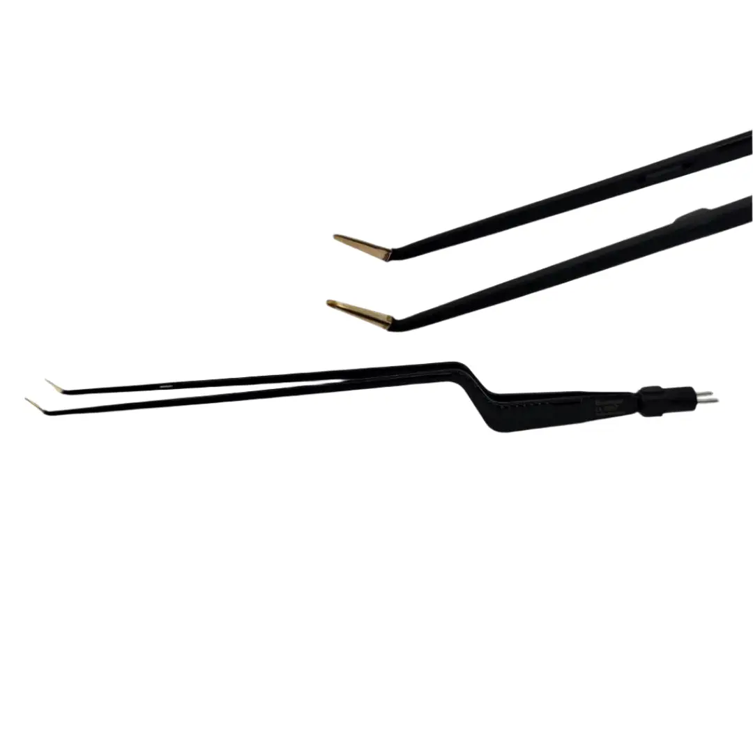 Medtronic 9569571 Bissinger Non-Stick Bipolar Forceps 232mm Bayonet 1.0mm DEMO