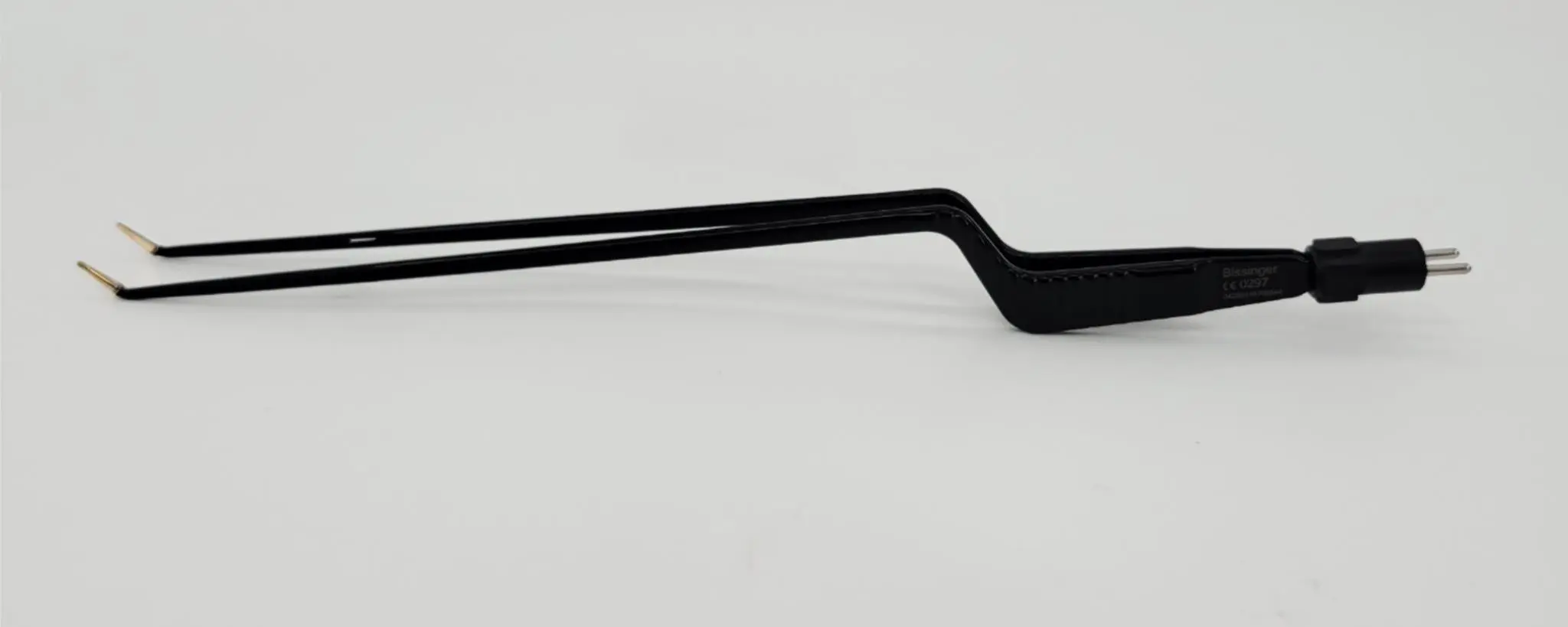 Medtronic 9569571 Bissinger Non-Stick Bipolar Forceps 232mm Bayonet 1.0mm DEMO - Image 2