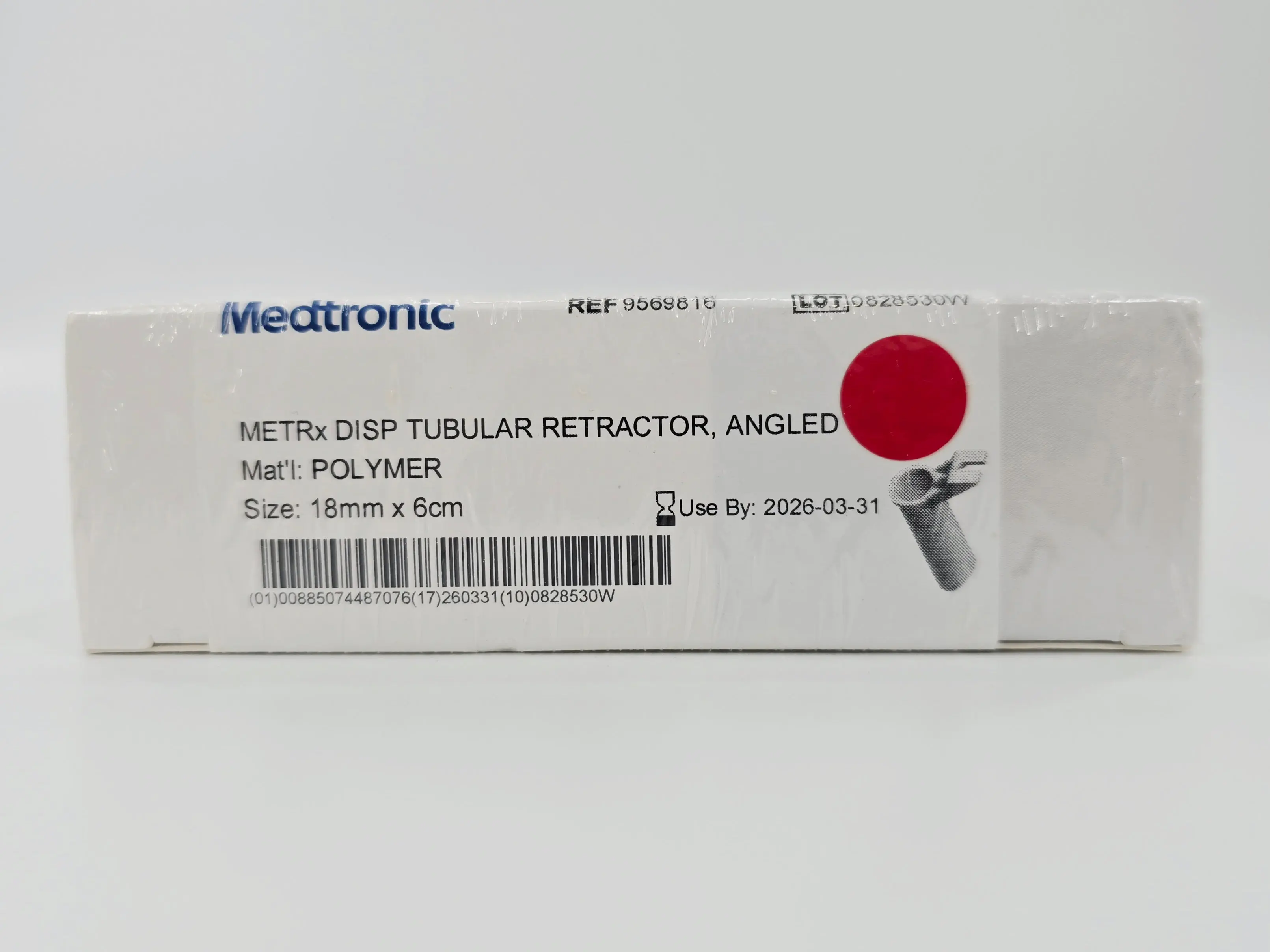 Medtronic 9569816 METRx System Disposable Tubular Retractor Angled 18mm x 6cm - Image 2