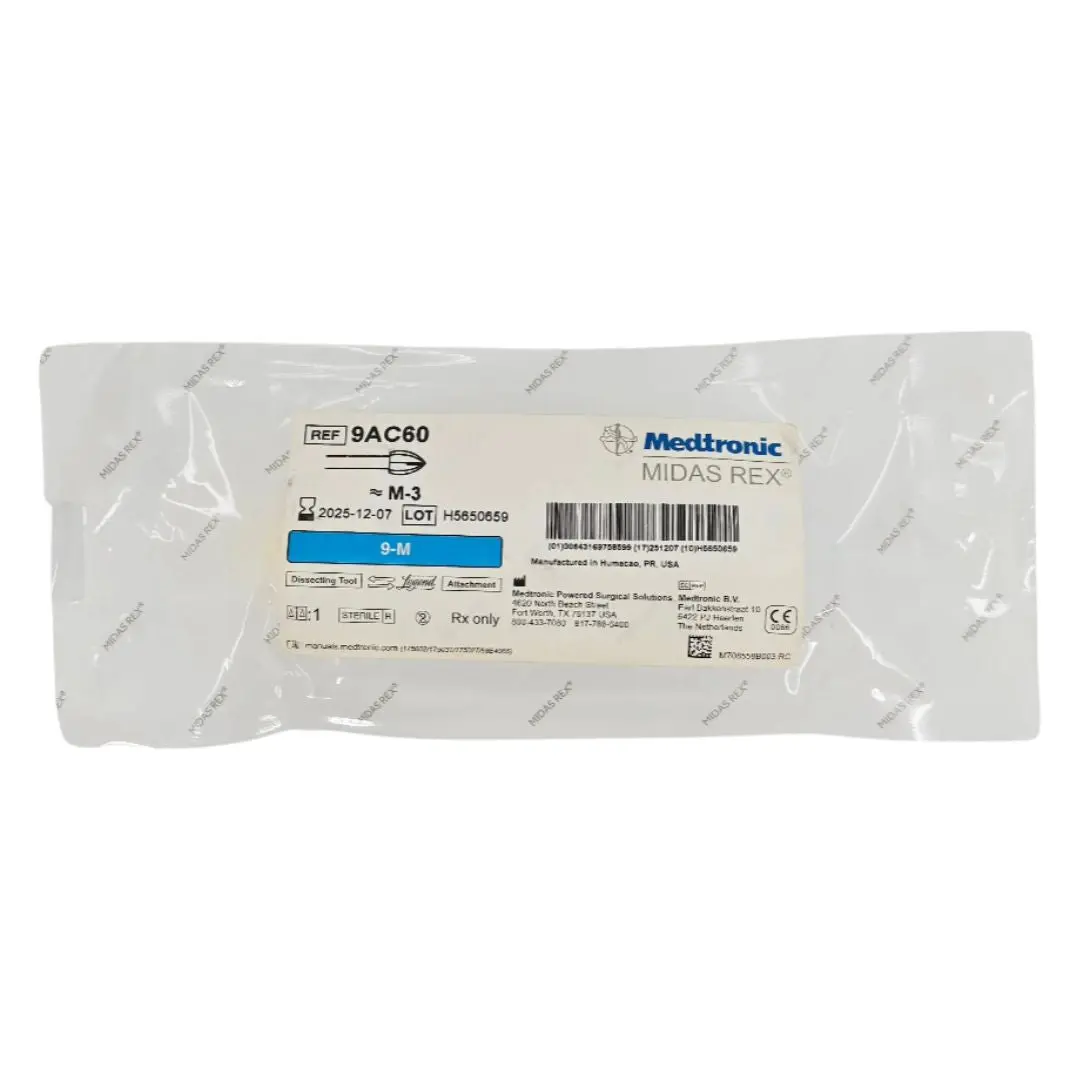Medtronic 9AC60 Midas Rex 9-M Legend Bur Attachment 9cm x 6mm Dissecting Tool