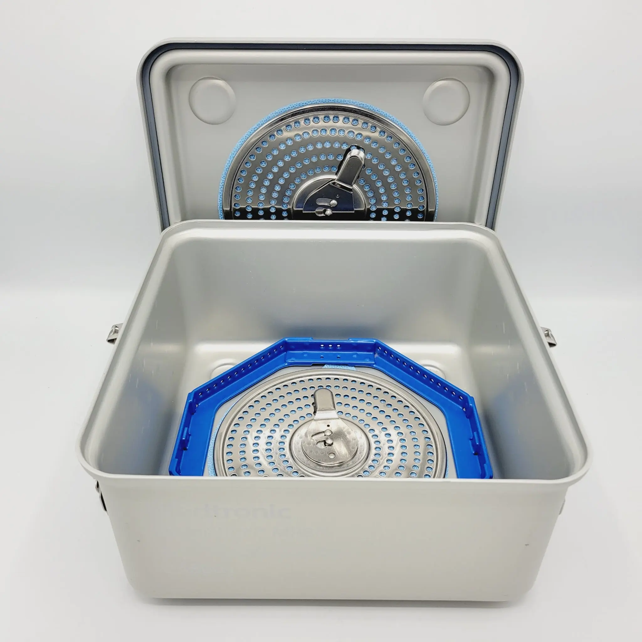 Medtronic CA800S Midas Rex MR8 Sterilization Case 11-1/4" x 11-1/4" x 6-1/4" - Image 4
