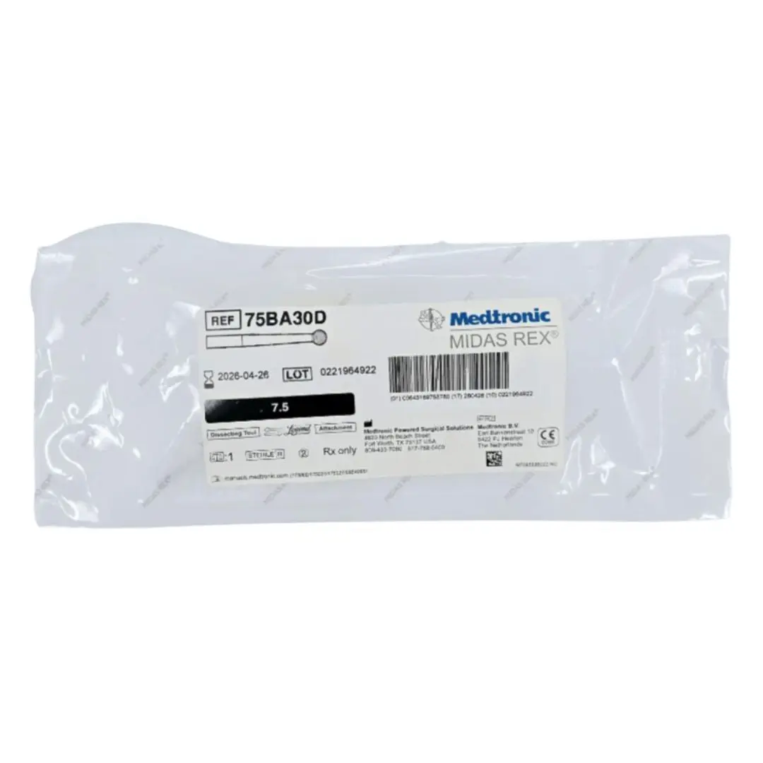 Medtronic 75BA30D Midas Rex Legend Ball Diamond Bur 7.5cm x 3mm