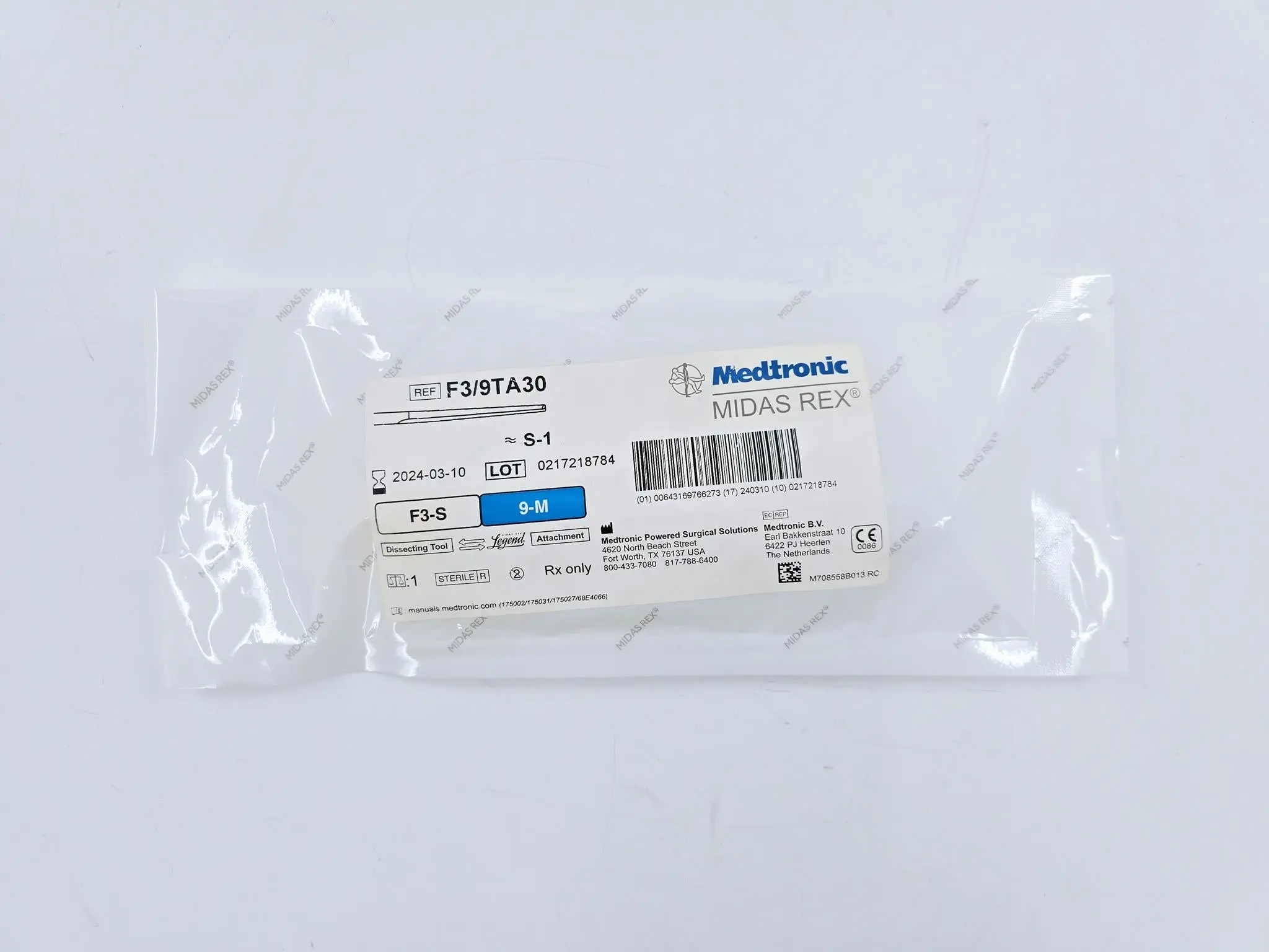 Medtronic F3/9TA30 Legend Dissecting Tool 3.0mm Taper FS-3 9-M - Image 2