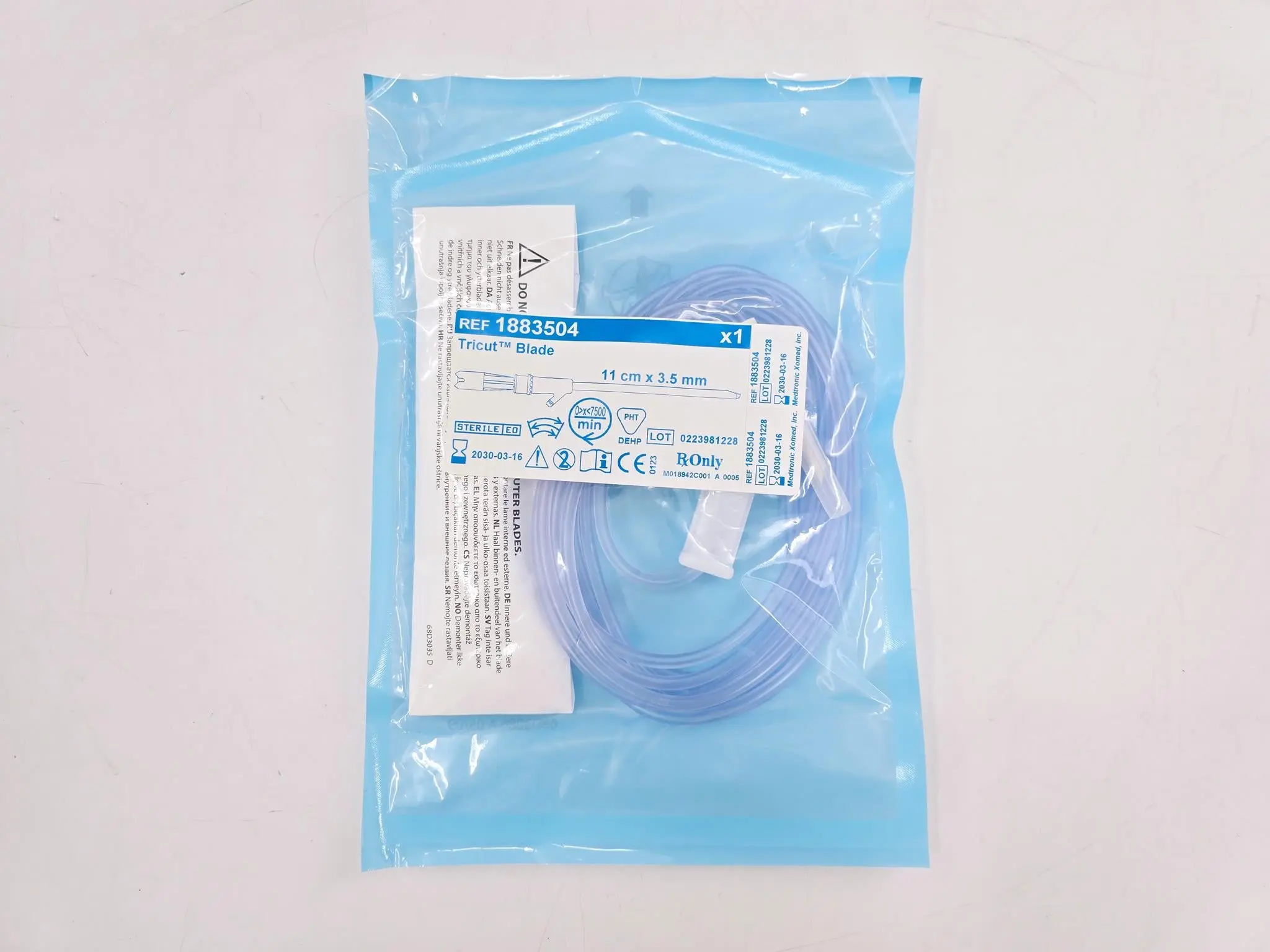 Medtronic 1883504 3.5mm Tricut Sinus Blade 11cm Straight - Image 2