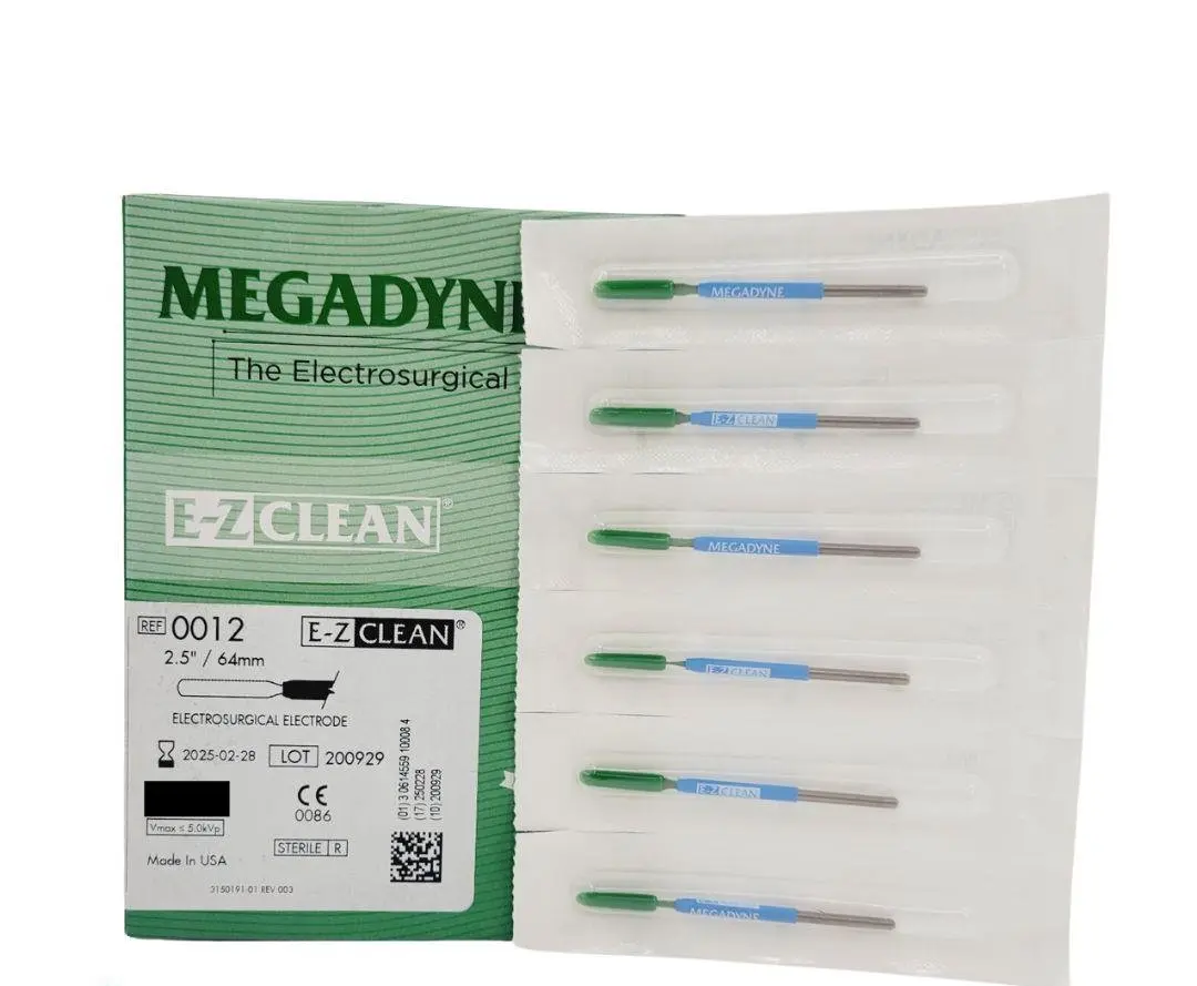 Megadyne 0012 Electrosurgical Electrodes E-Z Clean Blade 2.5 inch 12BX