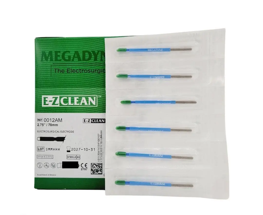 Megadyne 0012AM Electrosurgical Electrodes E-Z Clean Blade 2.75 inch 12BX