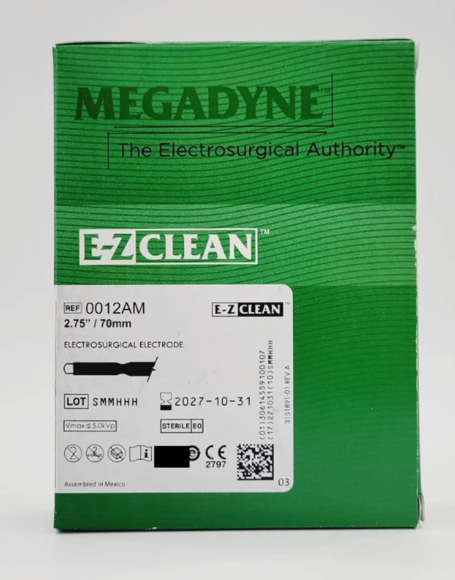 Megadyne 0012AM Electrosurgical Electrodes E-Z Clean Blade 2.75 inch 12BX - Image 2