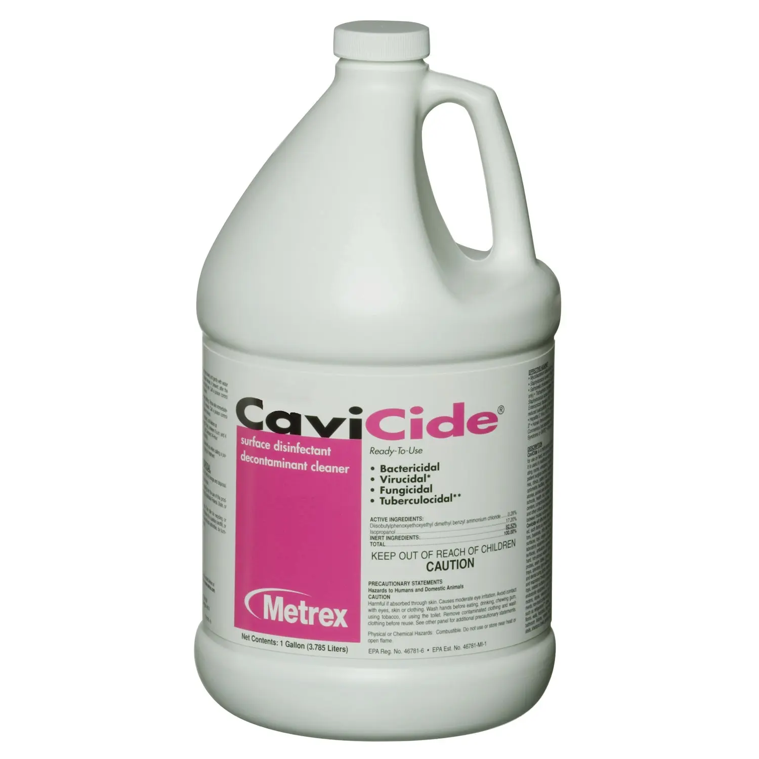 METREX 13-1000 CAVICIDE SURFACE DISINFECTANT CaviCide Gallons, 4/cs (36 cs/plt) (026523)