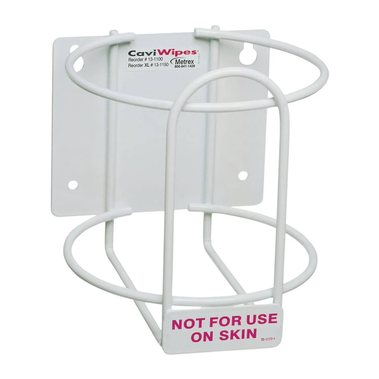 METREX 13-1175 CAVIWIPES DISINFECTING TOWELETTES Accessories: Wall Bracket For CaviWipes, 12/cs (24 cs/plt) (091266)