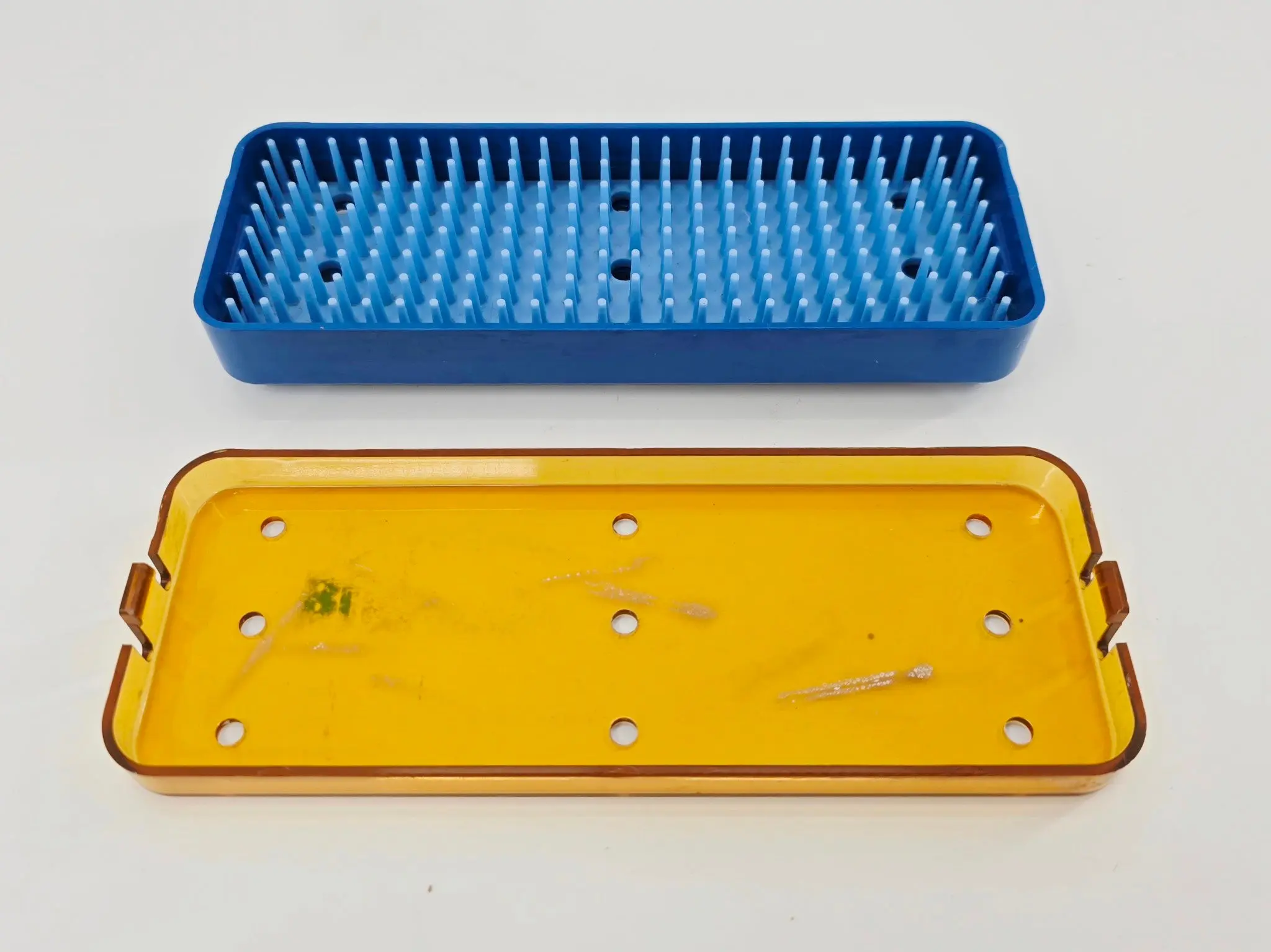 Micro Instrument Sterilization Tray w/ Lid 6-1/4" x 2-1/4" x 3/4" - Image 2