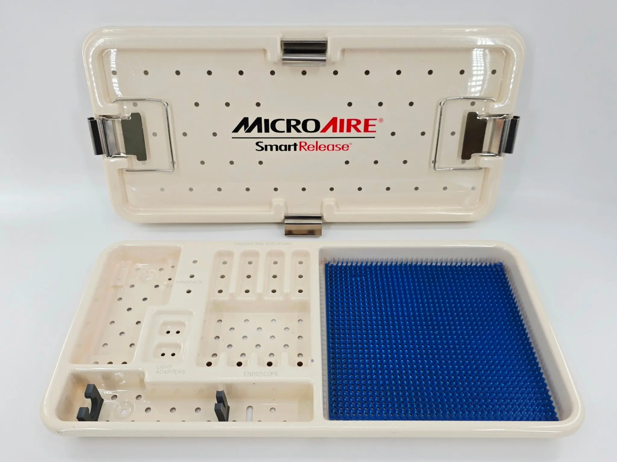 MicroAire SmartRelease Instrument Sterilization Tray w/ Lid 10-1/4" x 21" x 2" - Image 2