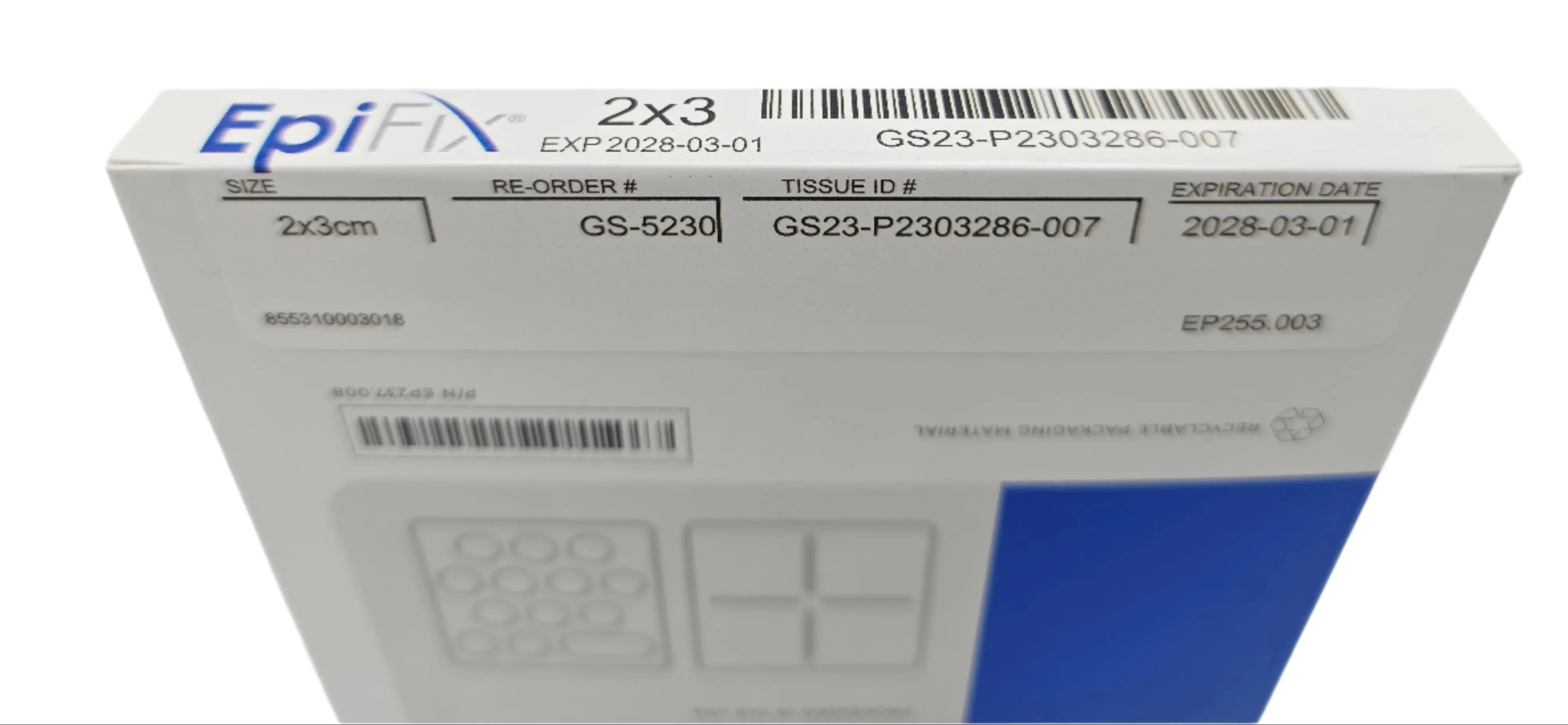 Mimedx GS-5230 Dehydrated Human Amnion Chorion Membrane Allograft 6sq cm - Image 2