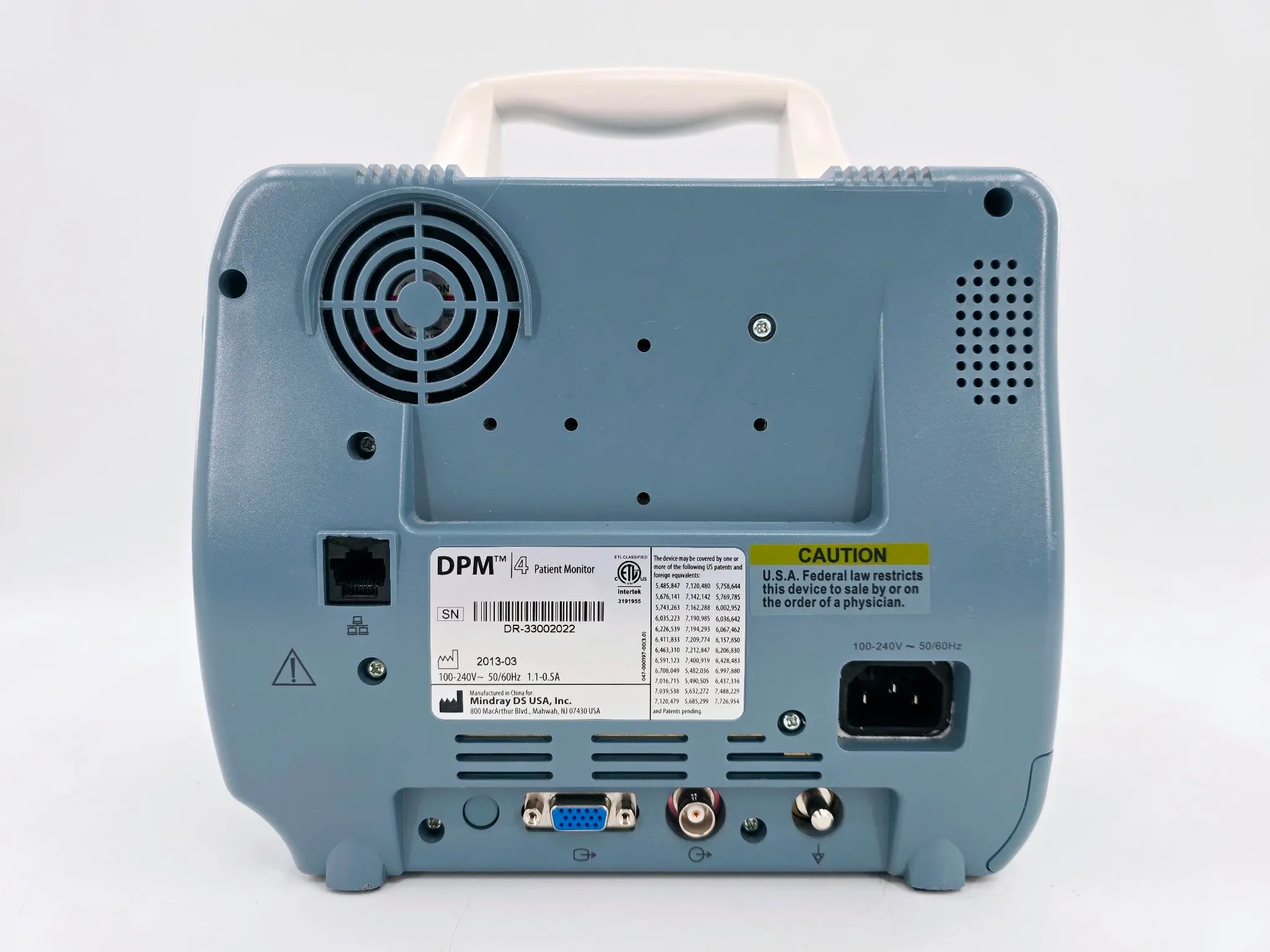 Mindray Datascope DPM4 Patient Monitor ECG SpO2 Temp 3/5-Lead V.03.05.00 - Image 5