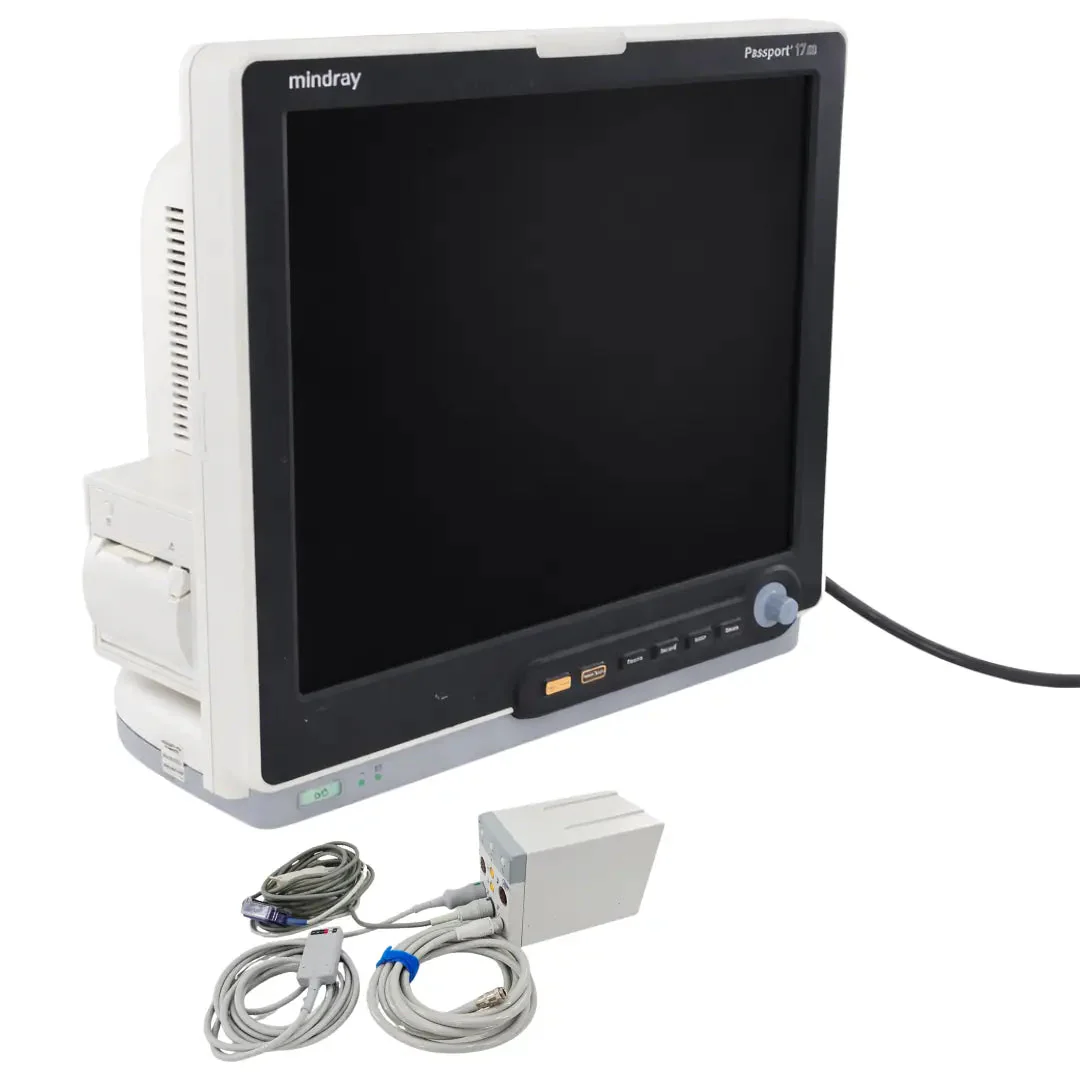 Mindray Passport 17m Patient Monitor MPM Module ECG SpO2 NIBP w/Cables Certified