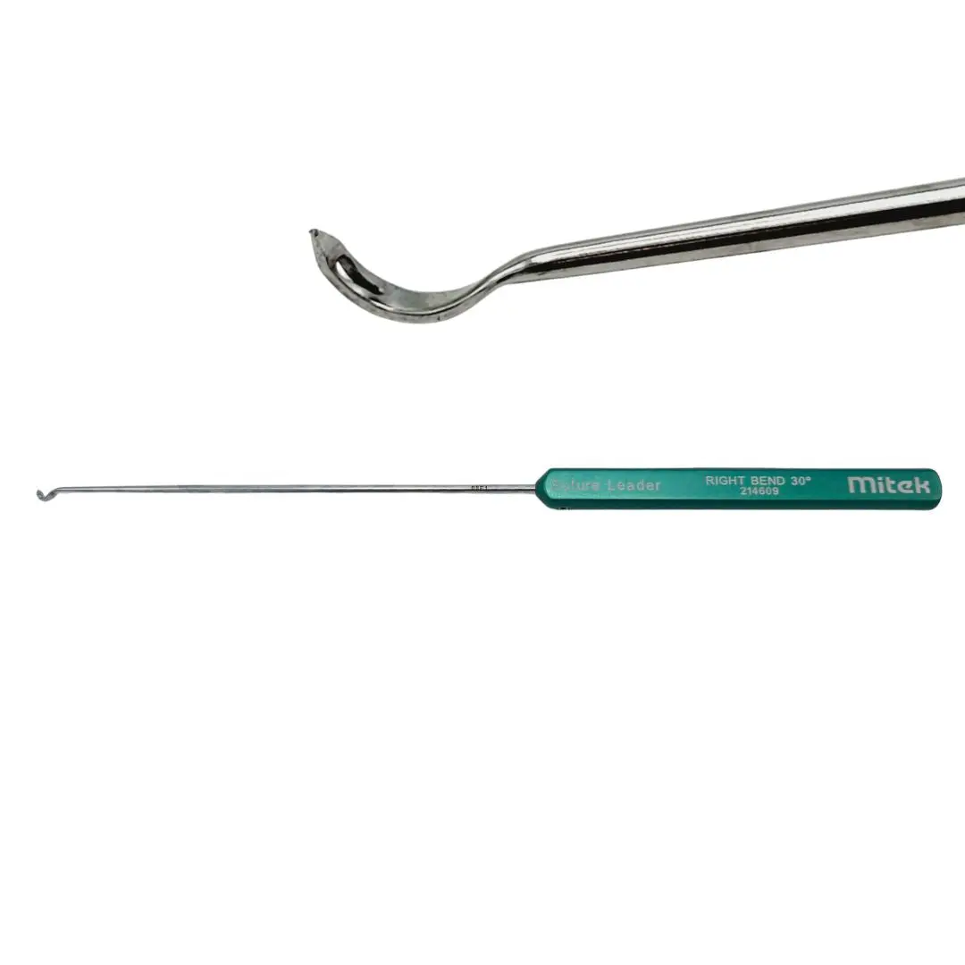 Mitek 214609 Arthroscopic Right Bend 30° Up Suture Leader 11-3/8"