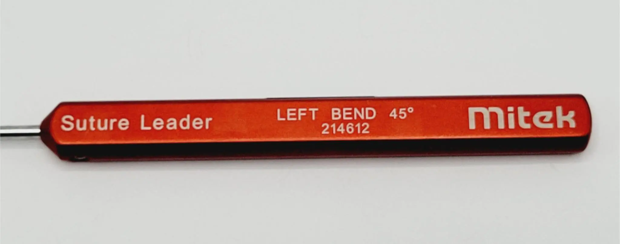 Mitek 214612 Arthroscopic Left Bend 45° Up Suture Leader 11-3/8" - Image 4