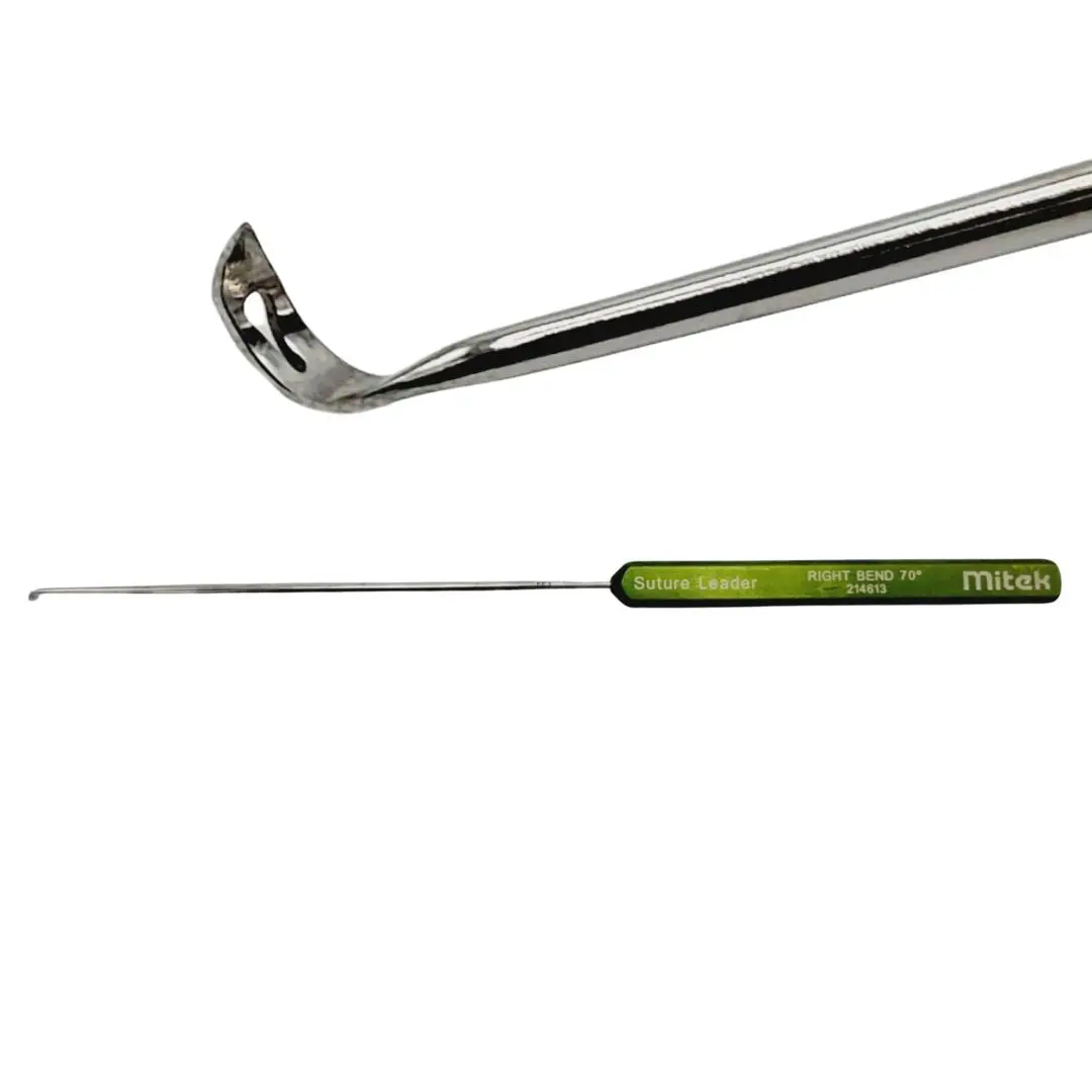 Mitek 214613 Arthroscopic Right Bend 70° Up Suture Leader 11-3/8"