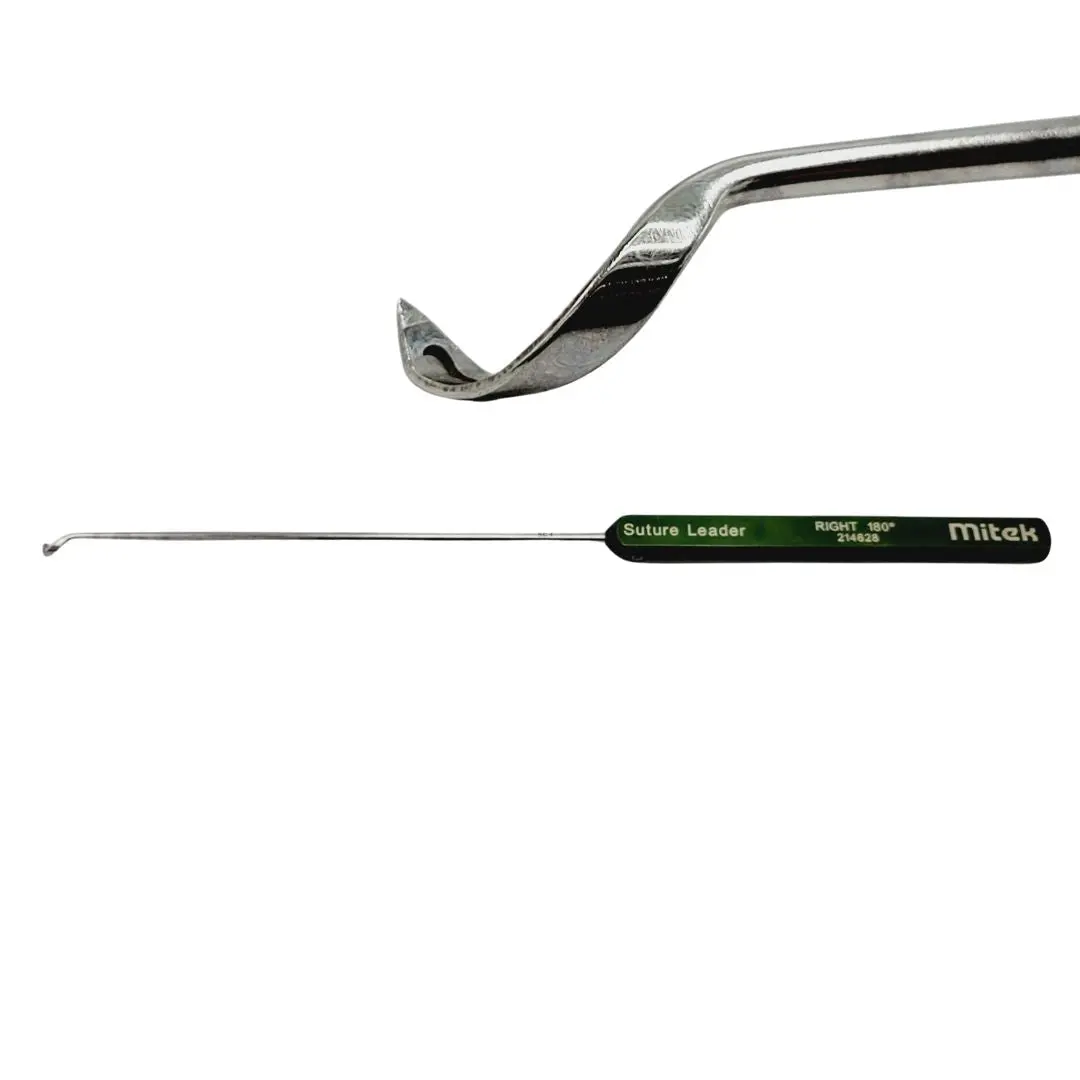 Mitek 214628 Arthroscopic Right Bend 180° Up Suture Leader 11-3/8"
