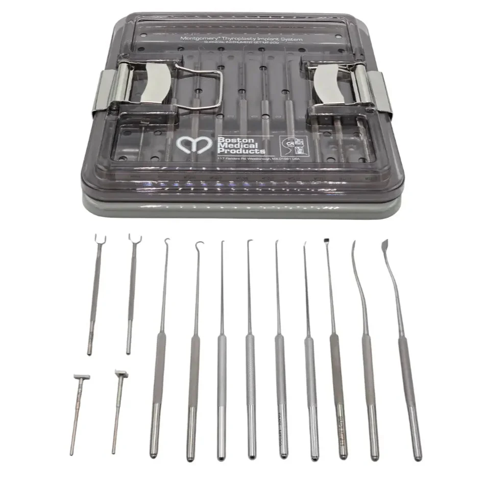 Montgomery MT-200 Thyroplasty Implant System Surgical Instrument Set ENT
