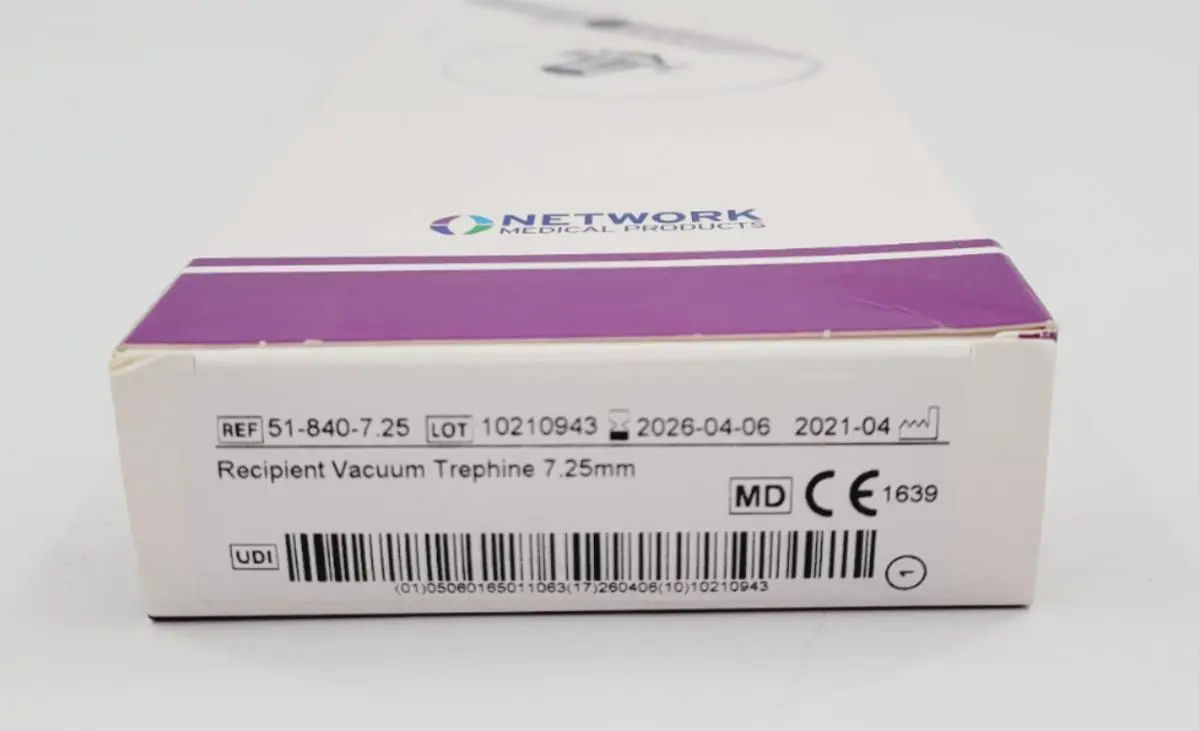 Network Medical 51-840-7.25 Recipient Vacuum Trephine 7.25mm - Image 3