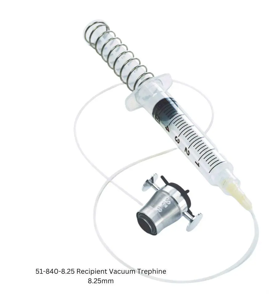 Network Medical 51-840-8.25 Recipient Vacuum Trephine 8.25mm