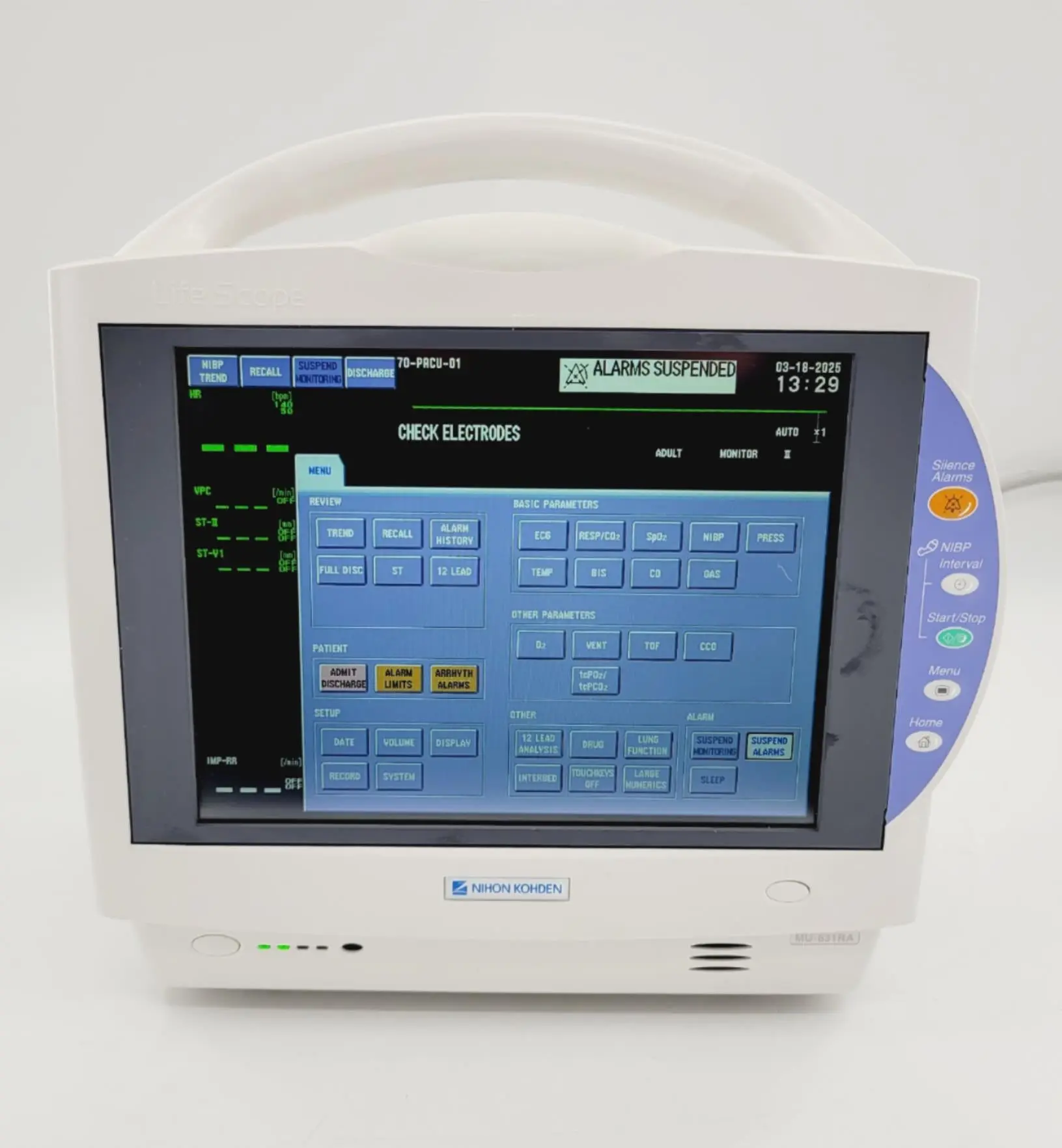 Nihon Kohden BSN-6000 Life Scope Series Bedside Monitors Certified Ver 01.03 - Image 3