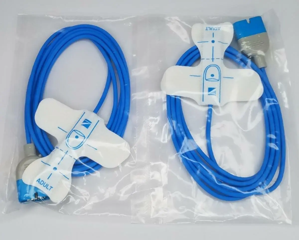 Nihon Kohden TL-271T3 Compatible Disposable SpO2 Sensor Probe Lot of 2 - Image 3