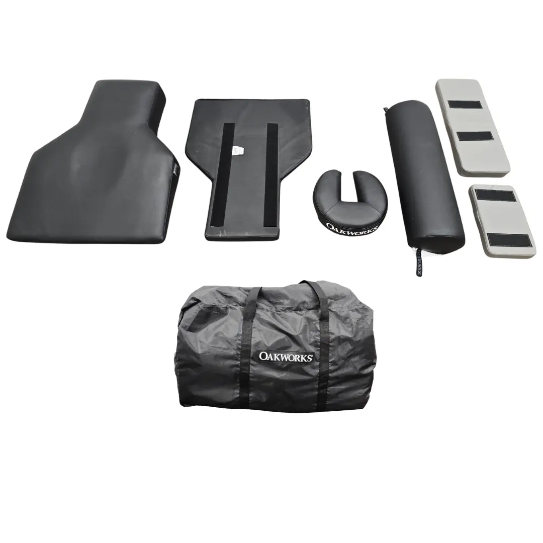 Oakworks Medical Spine Positioning System II Pads Lot w/ Case 6 Pieces